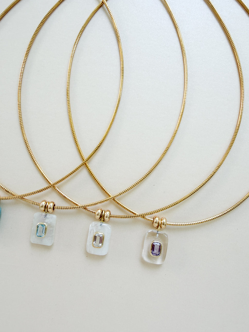 OMEGA EMERALD NECKLACE