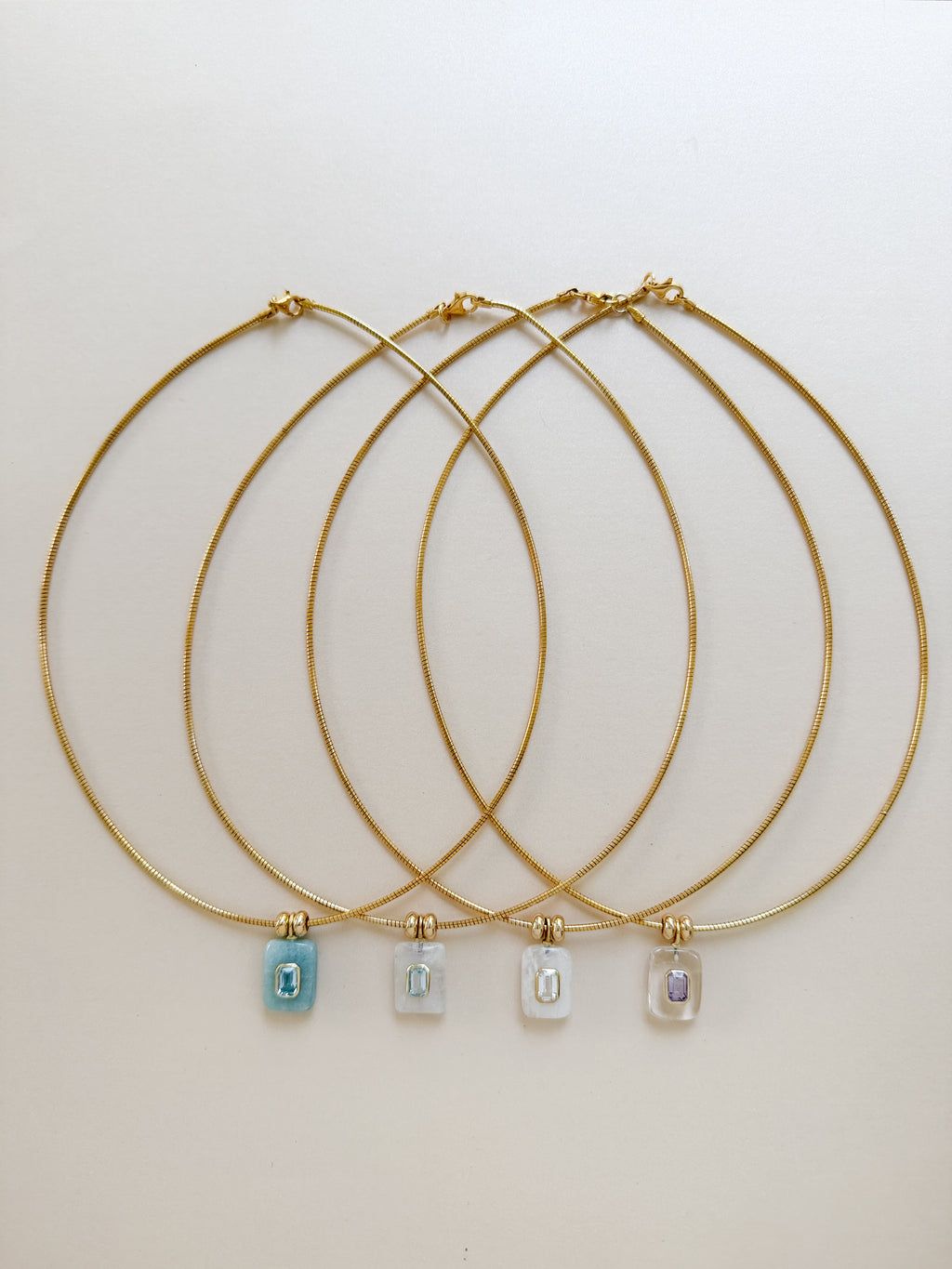 OMEGA EMERALD NECKLACE