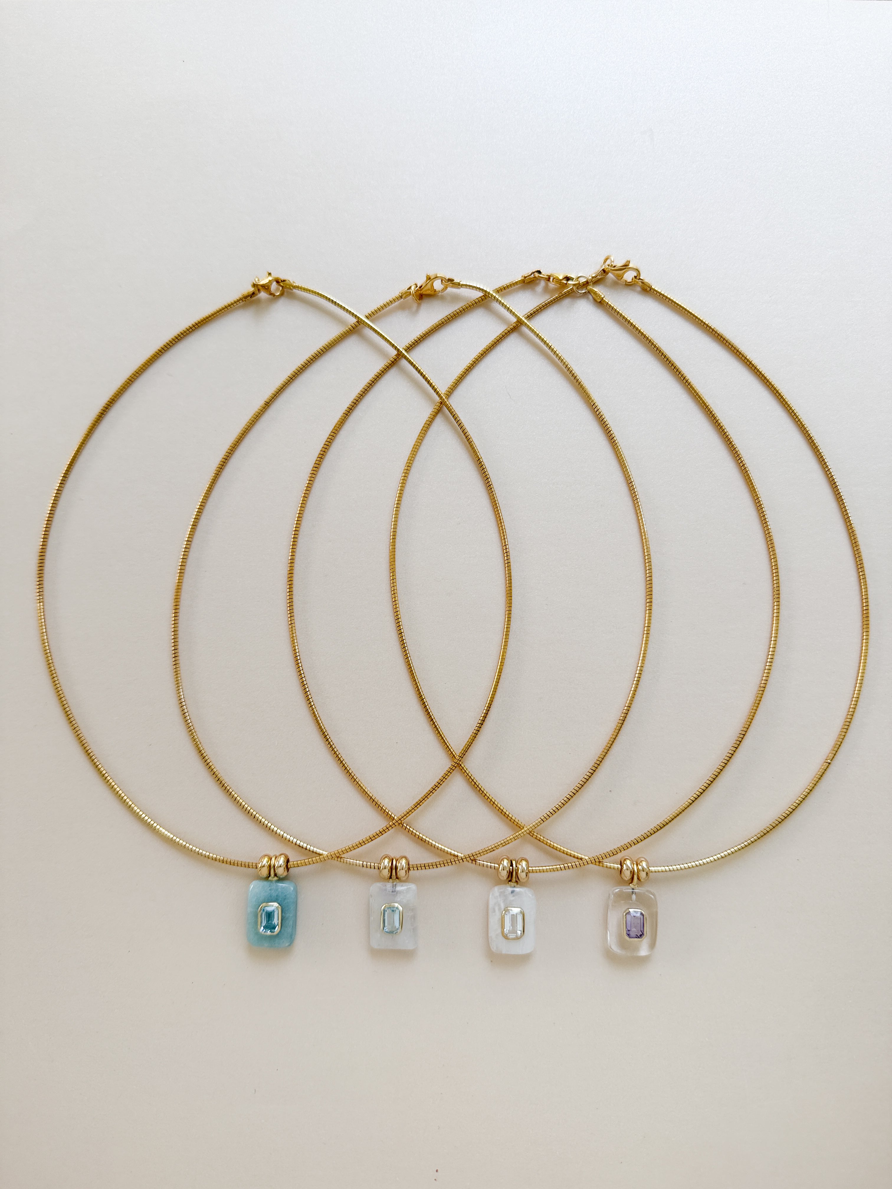 OMEGA EMERALD NECKLACE