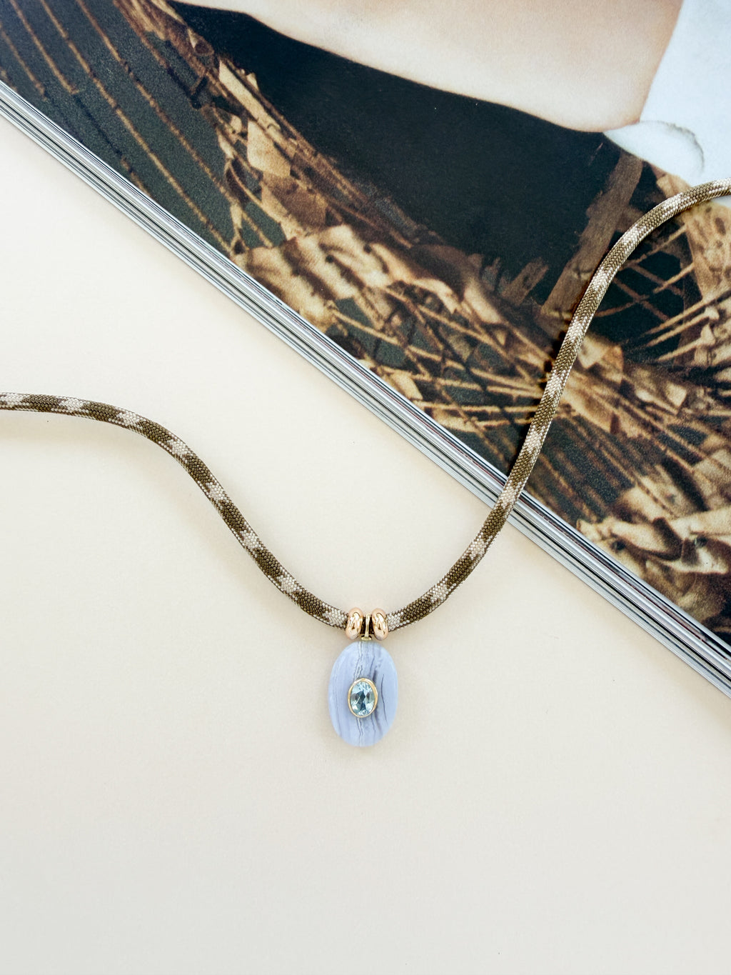 Luxe POWER Cord / Blue Lace Agate [DROP NO. 2]