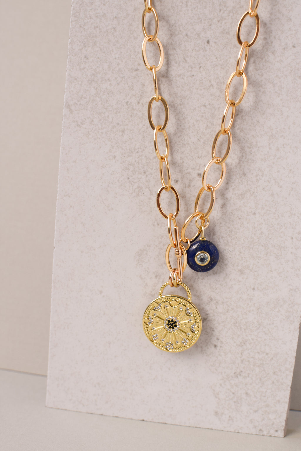 Lunar Medallion Necklace