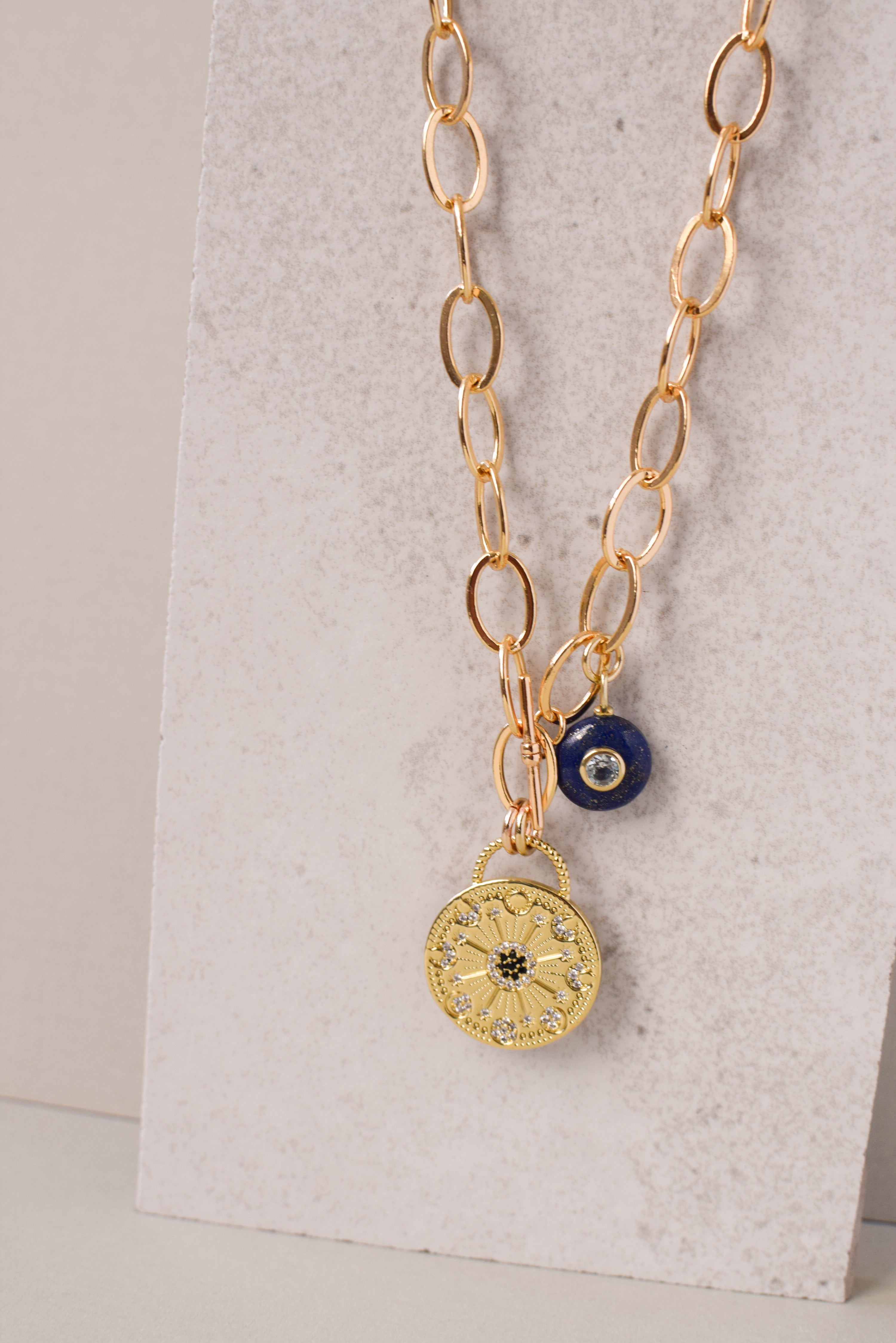 Lunar Medallion Necklace