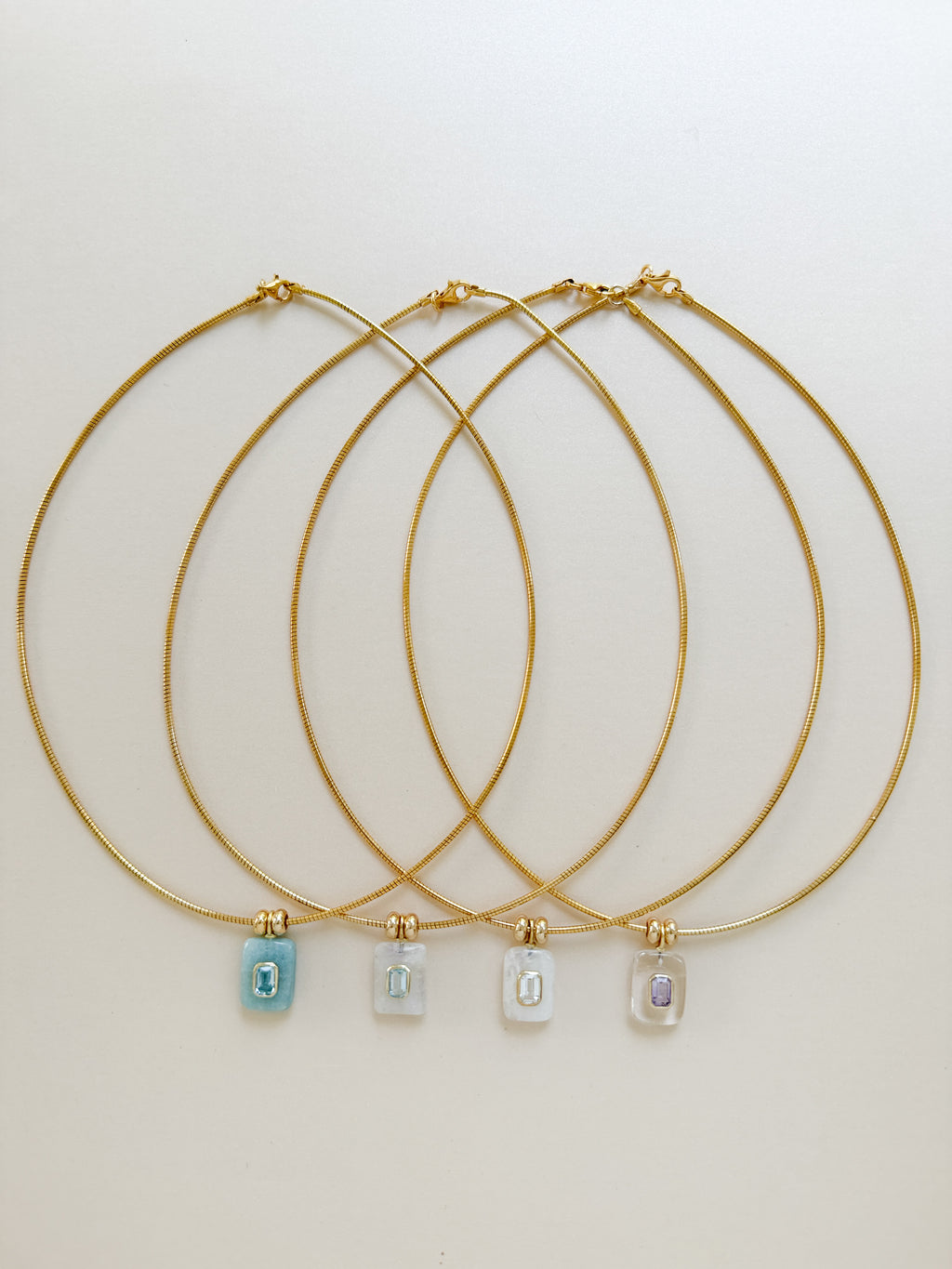 OMEGA EMERALD NECKLACE
