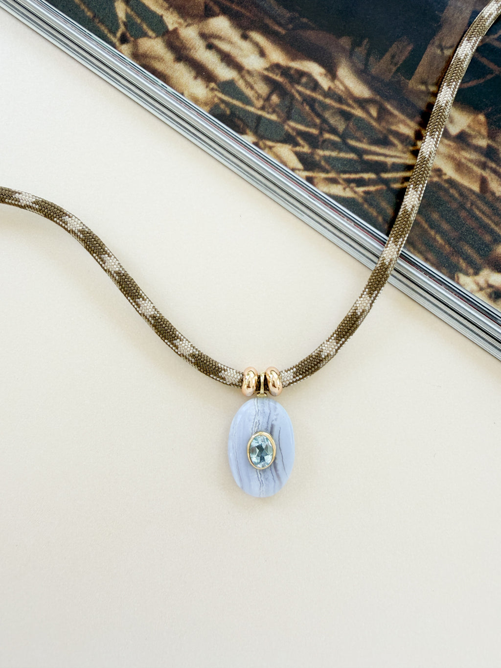 Luxe POWER Cord / Blue Lace Agate [DROP NO. 2]