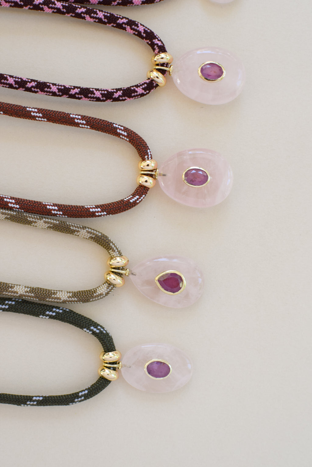 Luxe POWER Cord / ROSE QUARTZ [DROP NO. 2]
