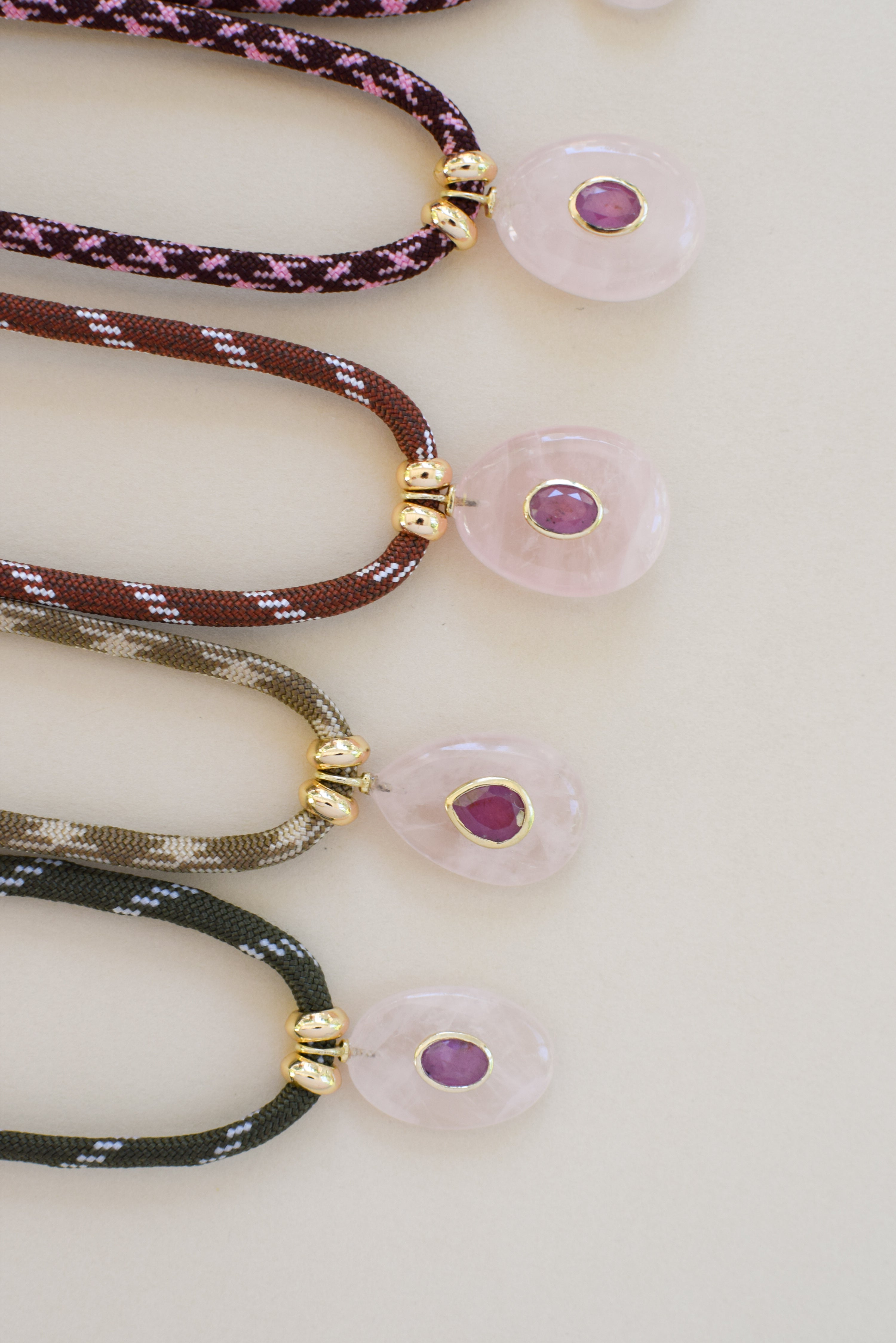Luxe POWER Cord / ROSE QUARTZ [DROP NO. 2]