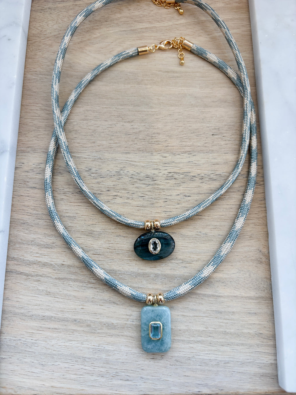 Luxe POWER Cord / AQUAMARINE