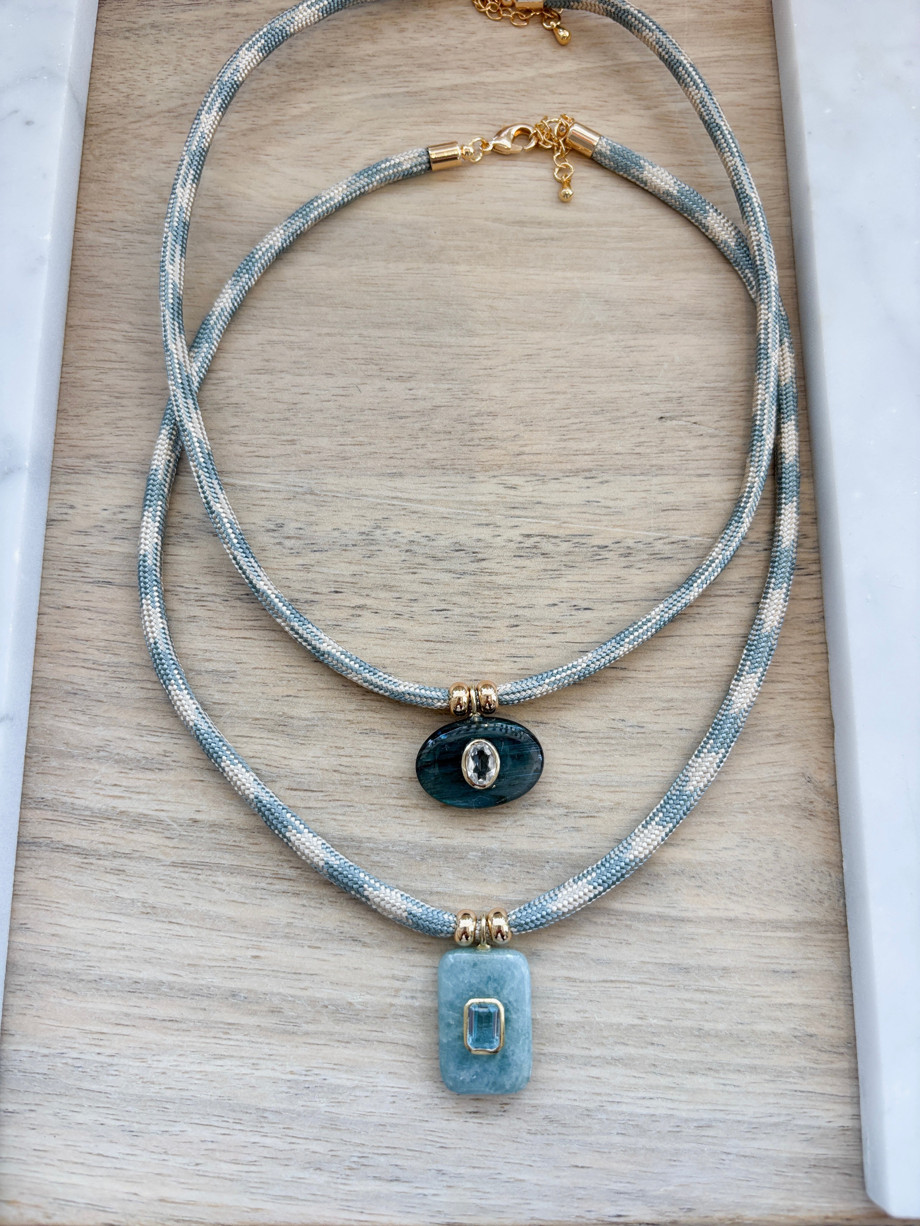 Luxe POWER Cord / AQUAMARINE