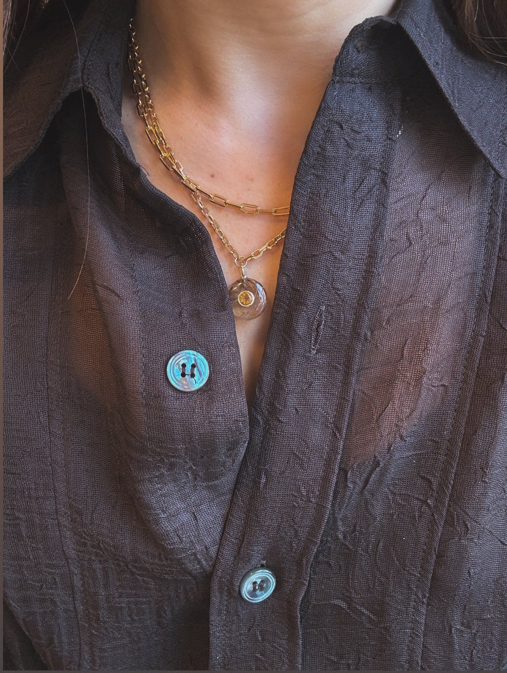 Rutilated Quartz Necklace