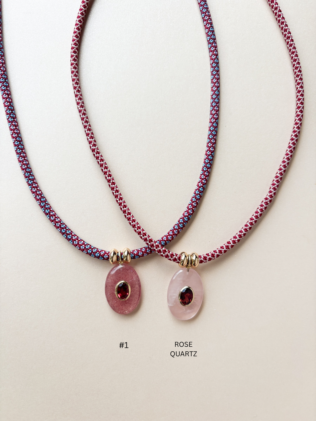 Luxe POWER Cord / STRAWBERRY QUARTZ [DROP NO. 2]