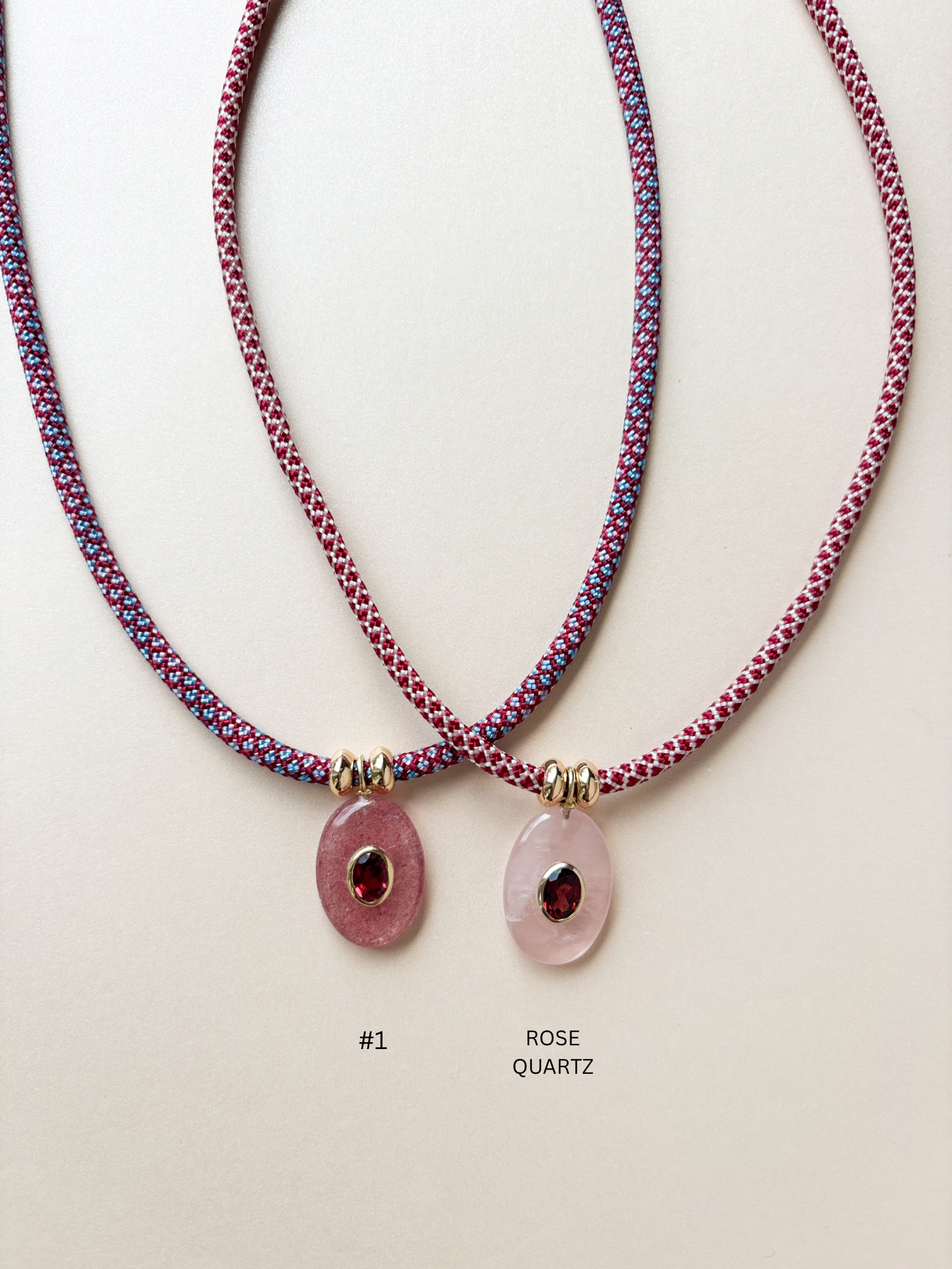 Luxe POWER Cord / STRAWBERRY QUARTZ [DROP NO. 2]