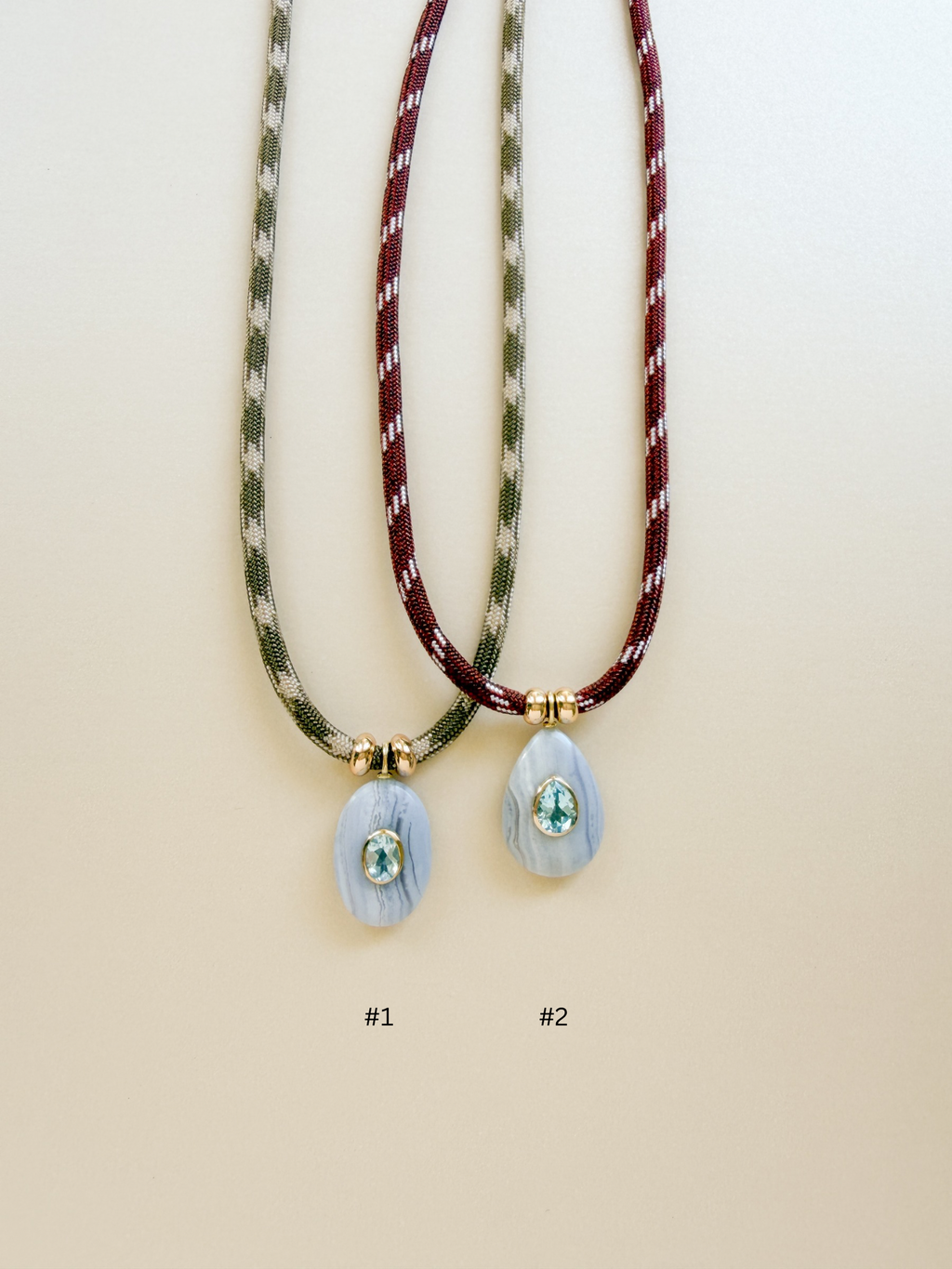 Luxe POWER Cord / Blue Lace Agate [DROP NO. 2]