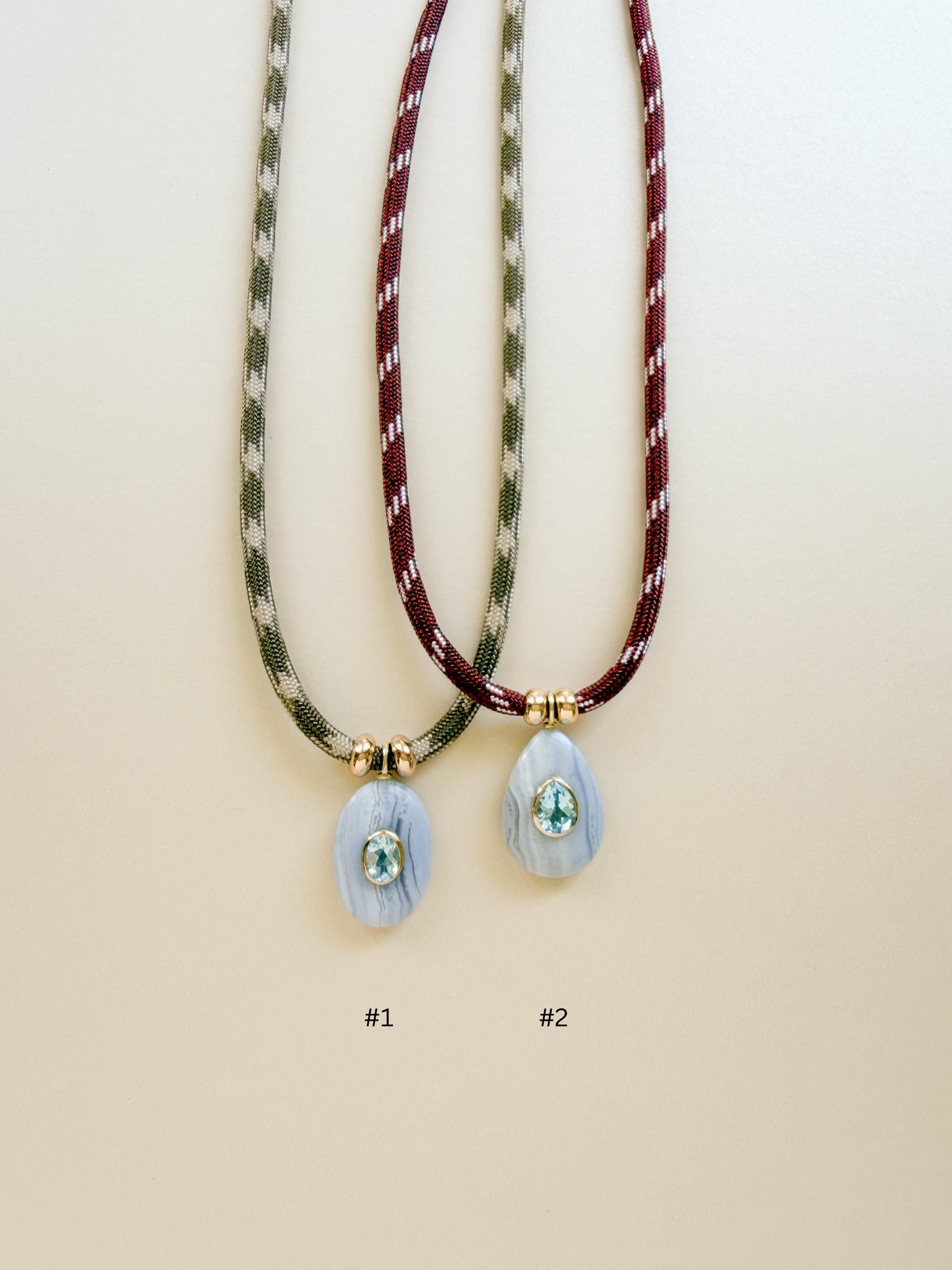 Luxe POWER Cord / Blue Lace Agate [DROP NO. 2]