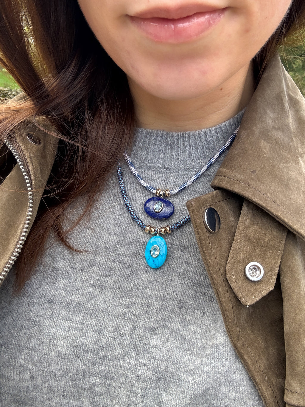 POWER Cord / BLUE HOWLITE