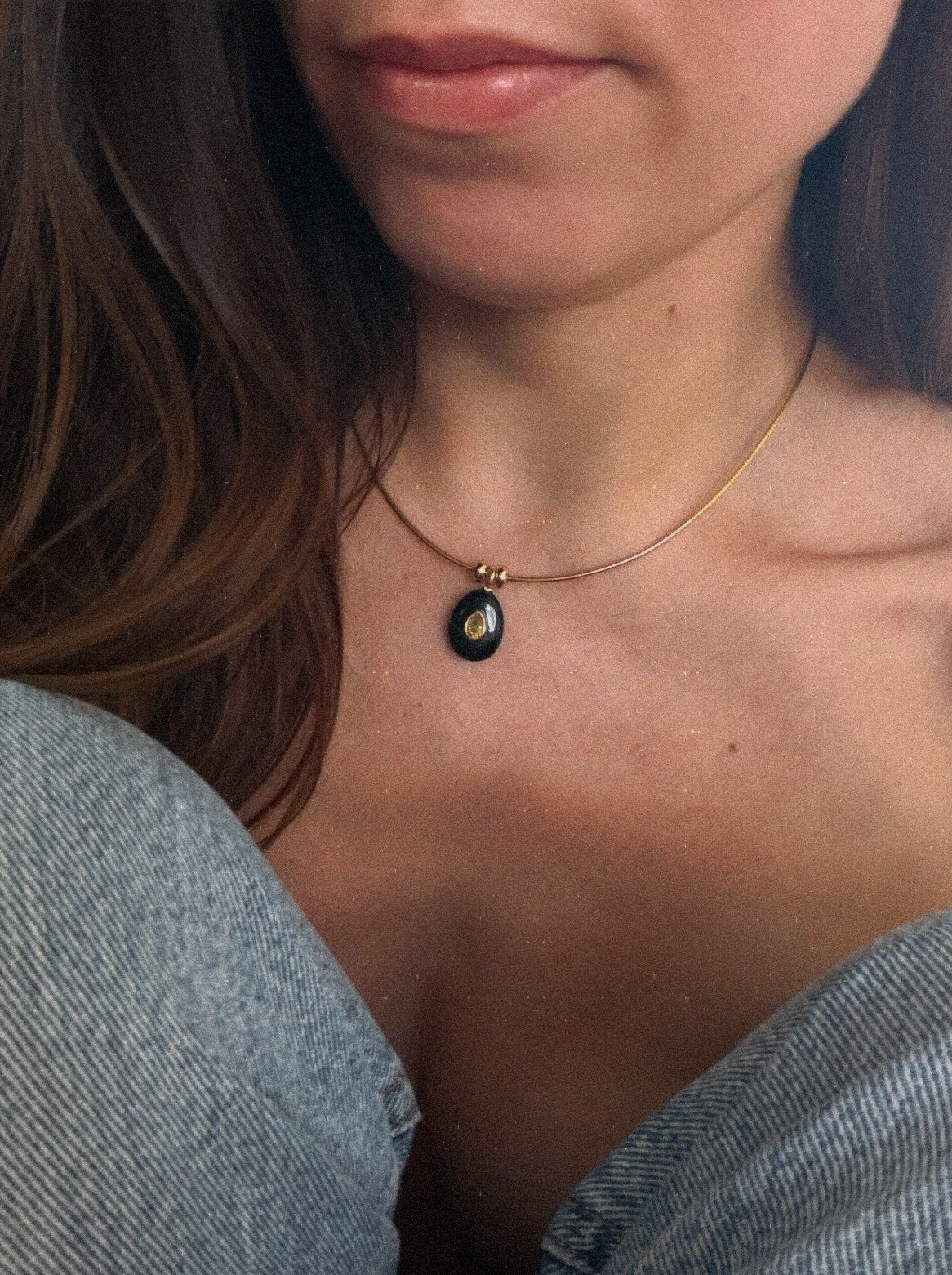THE OMEGA DROP NECKLACE