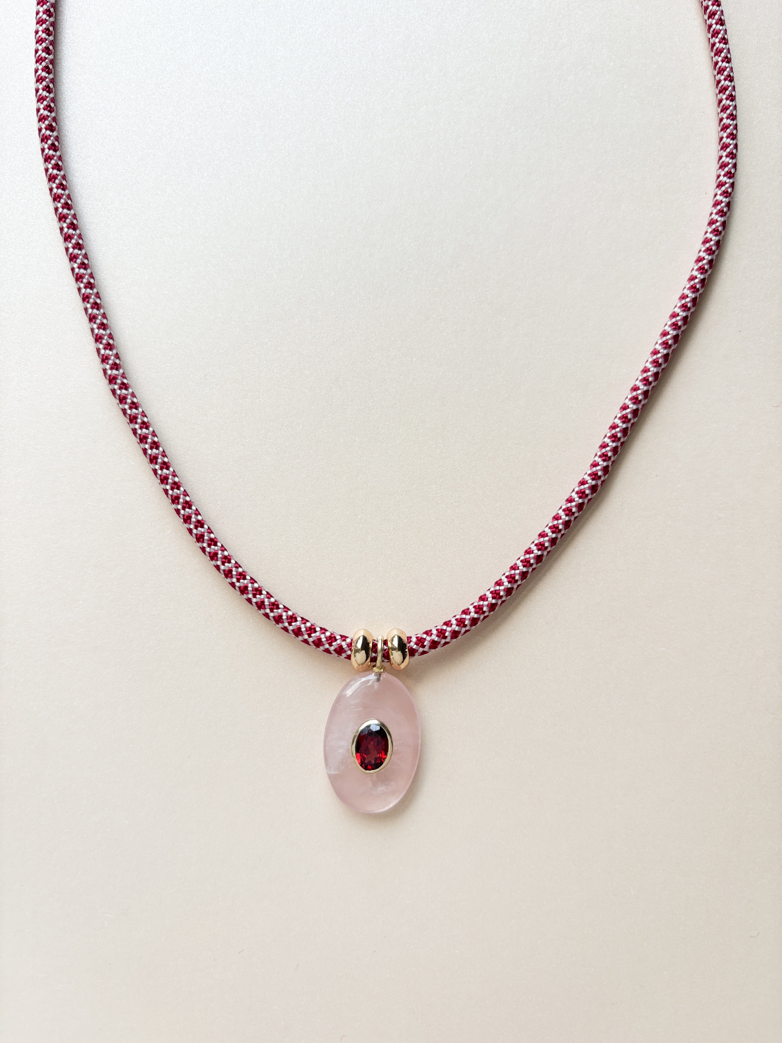 Luxe POWER Cord / ROSE QUARTZ