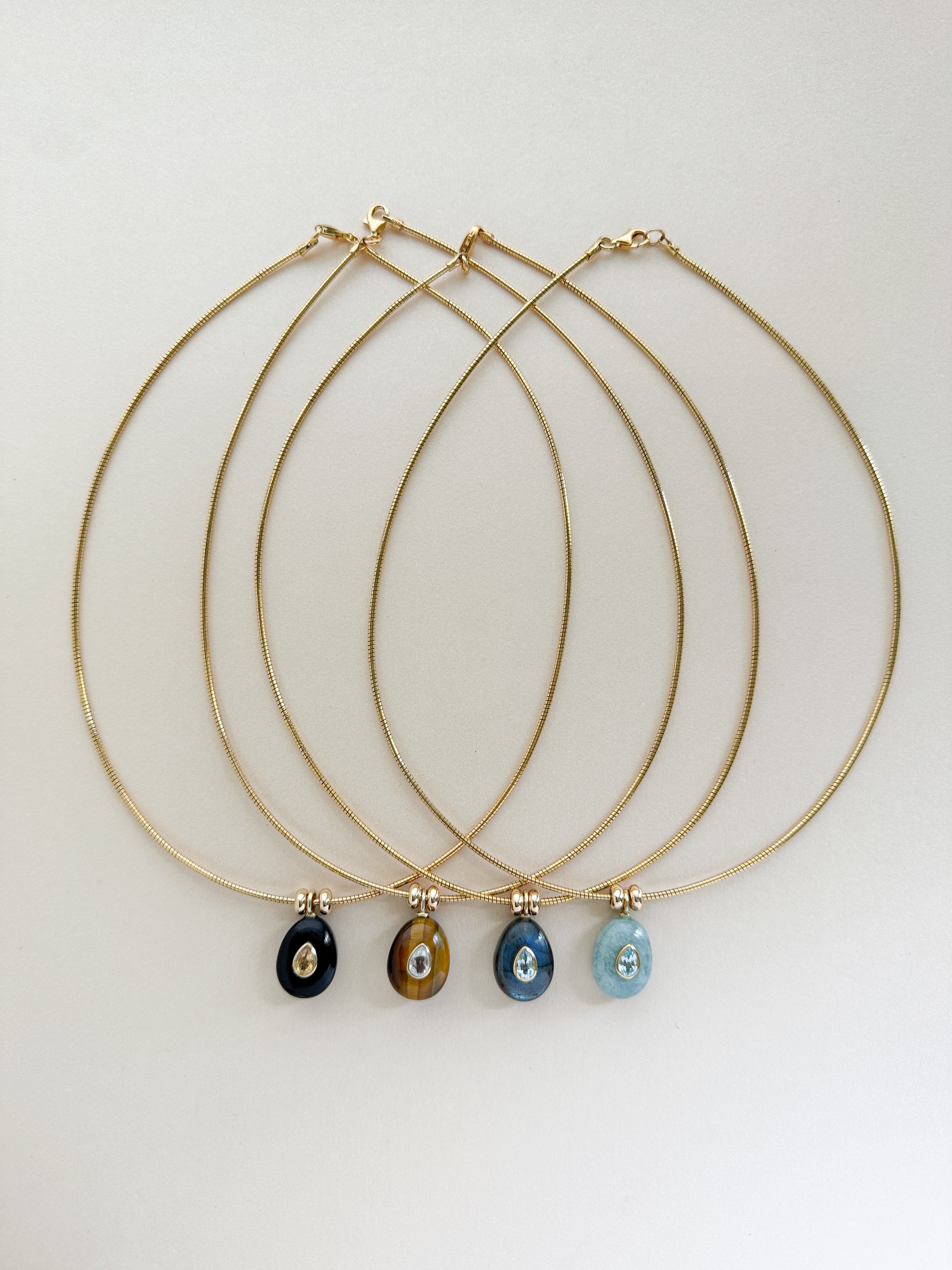 THE OMEGA DROP NECKLACE