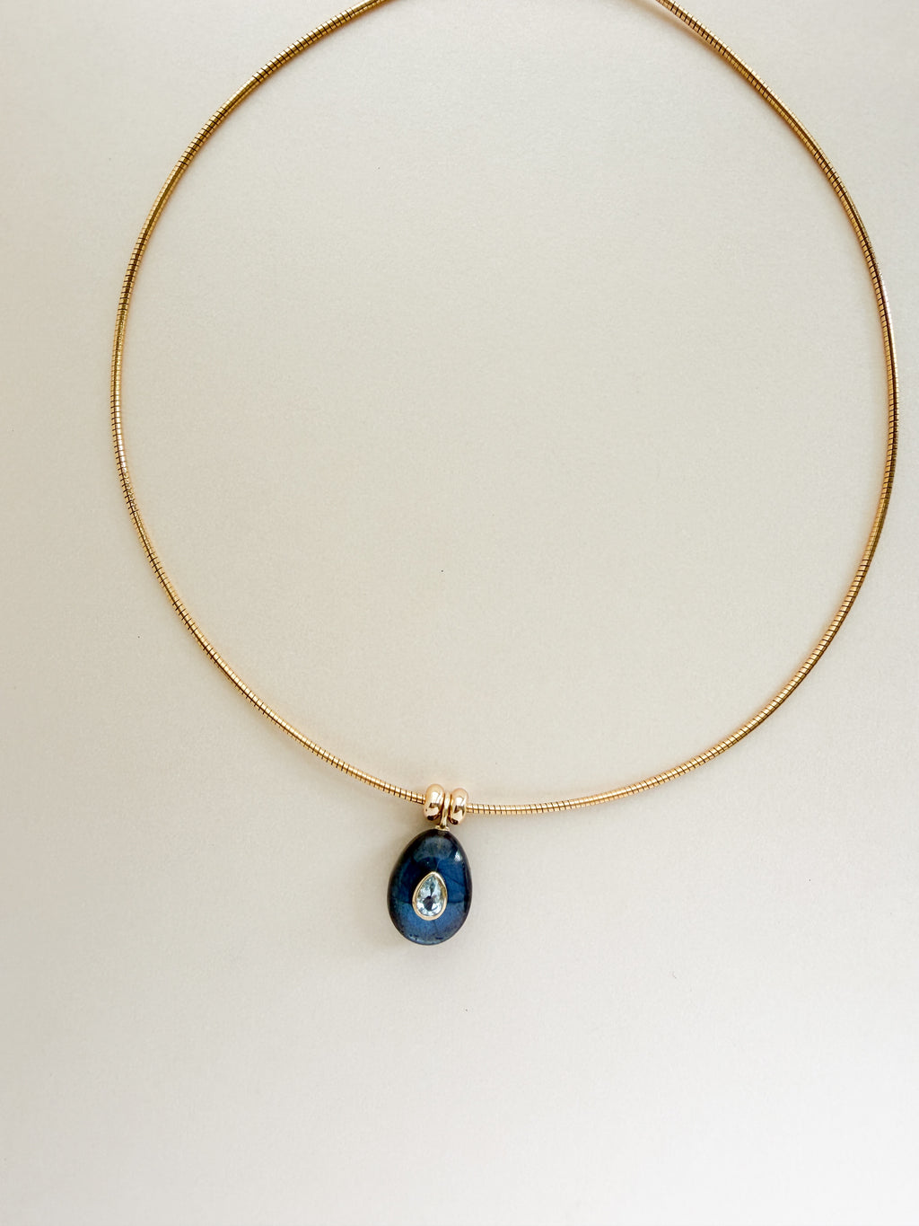 OMEGA DROP NECKLACE