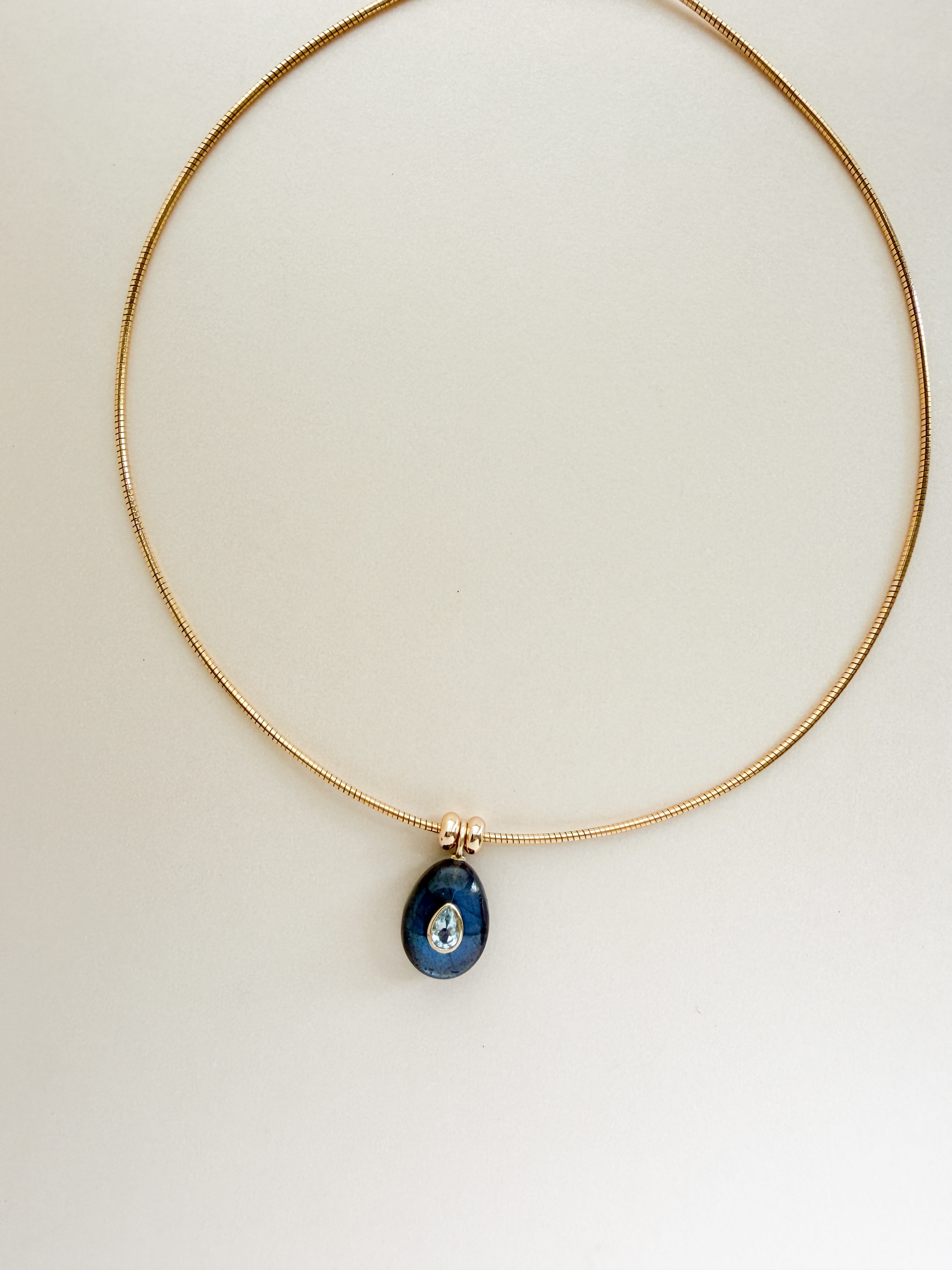 THE OMEGA DROP NECKLACE