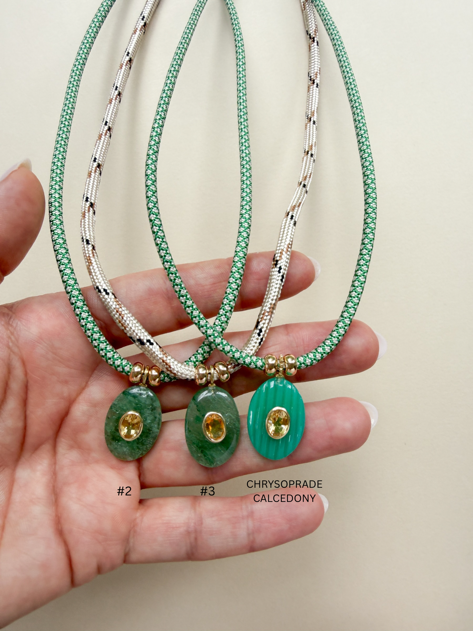 Luxe POWER Cord / GREEN AVENTURINE [DROP NO. 2]