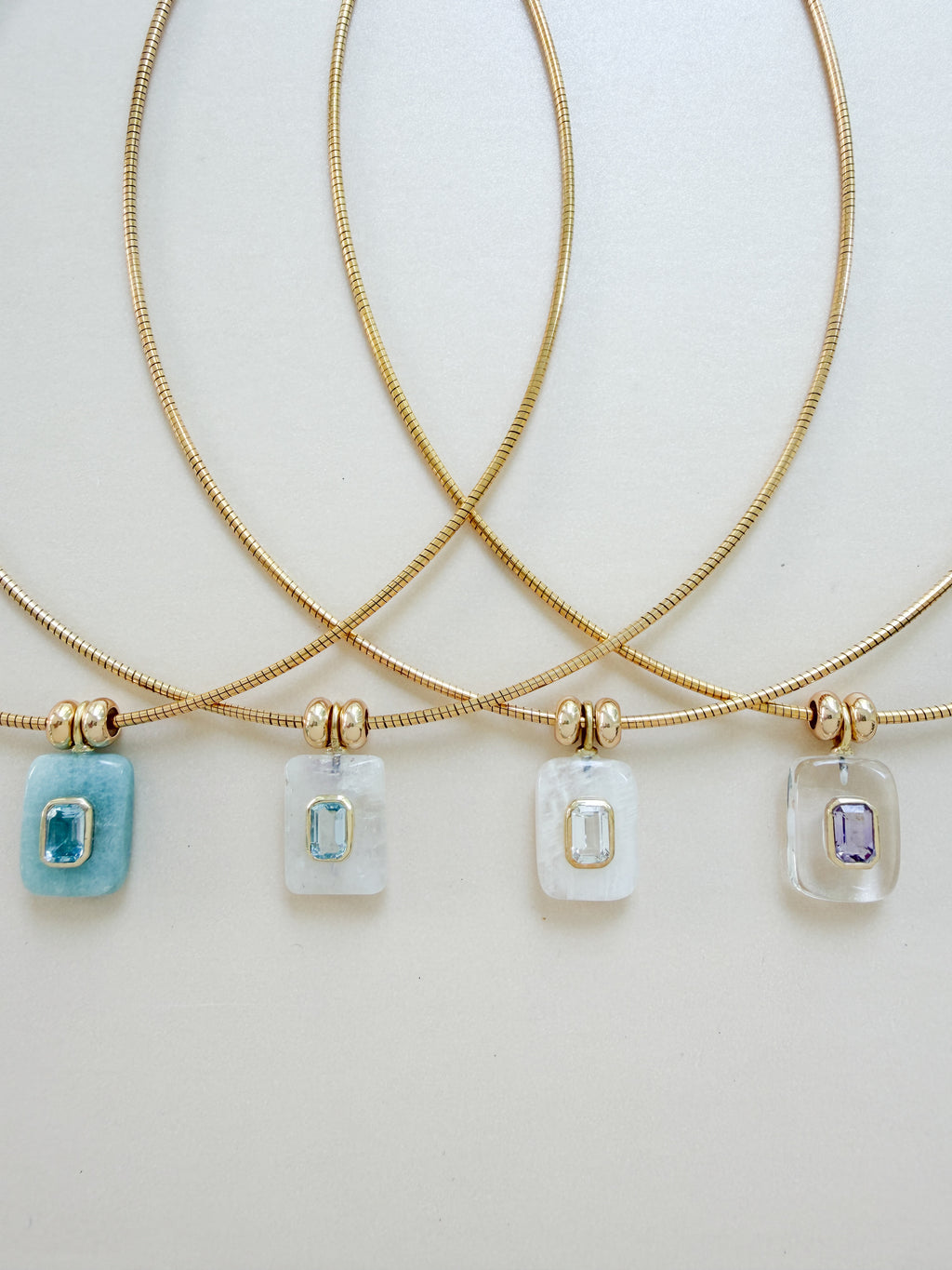 OMEGA EMERALD NECKLACE