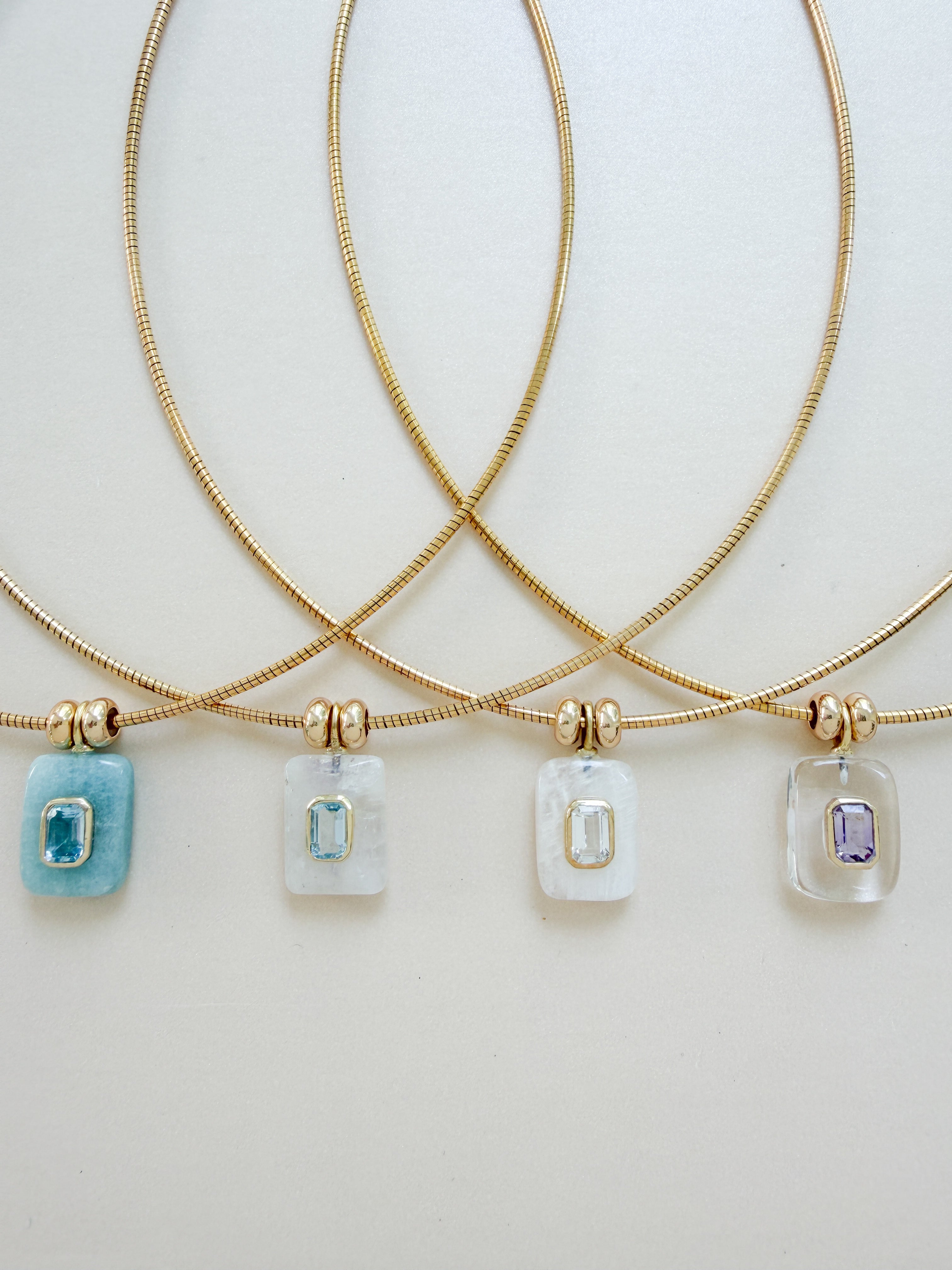 OMEGA EMERALD NECKLACE