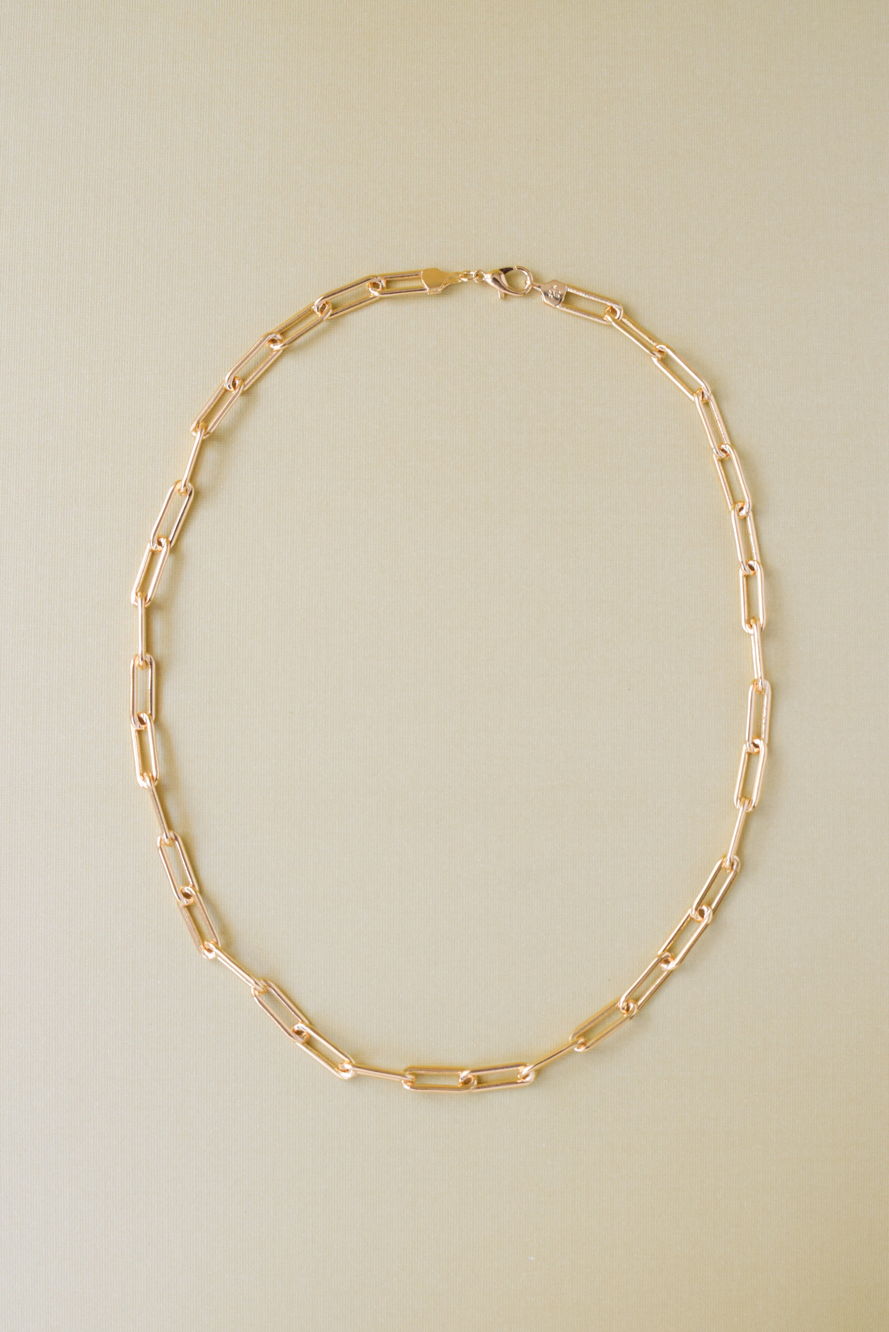 BOLD PAPERCLIP NECKLACE