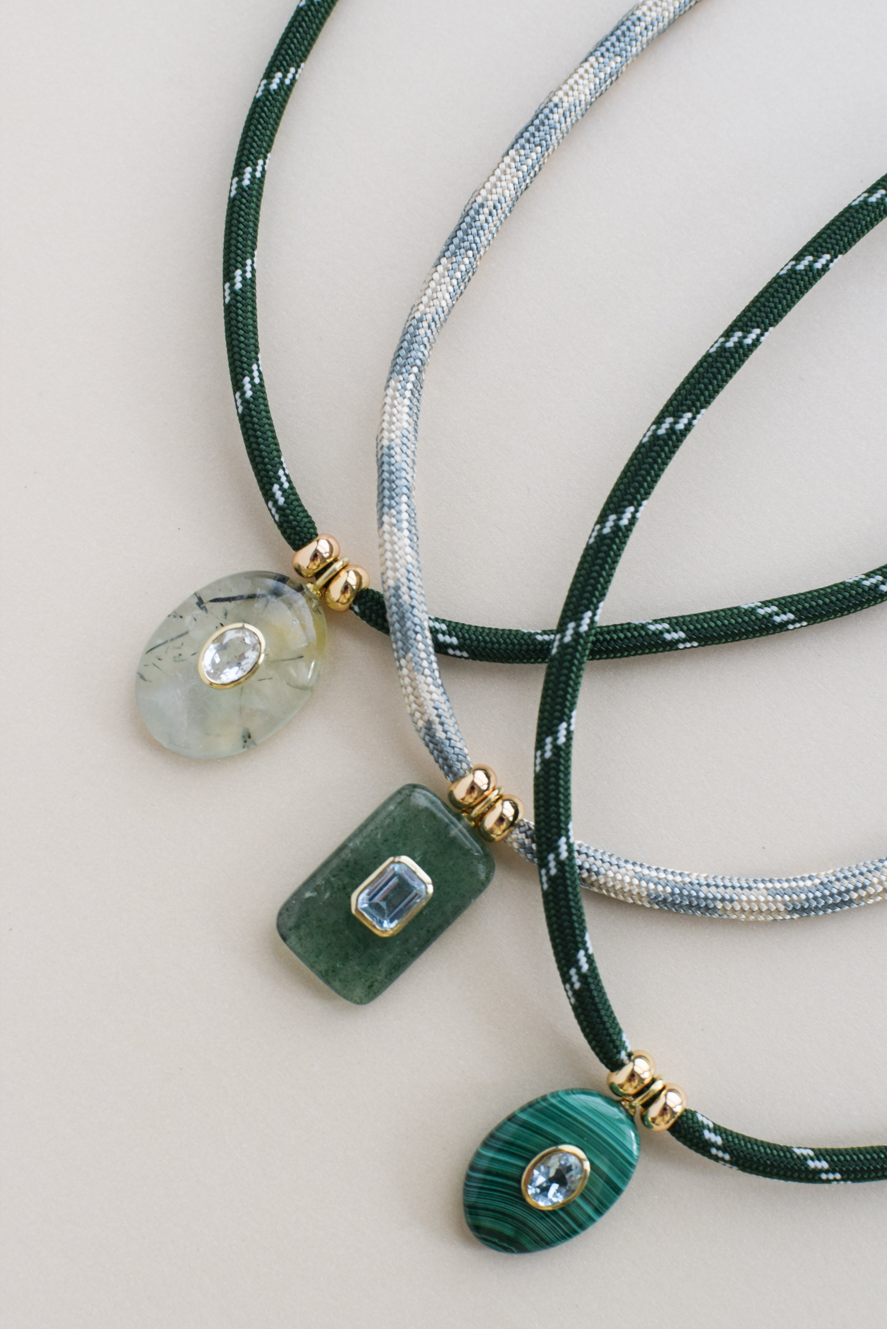 Luxe POWER Cord / GREEN AVENTURINE