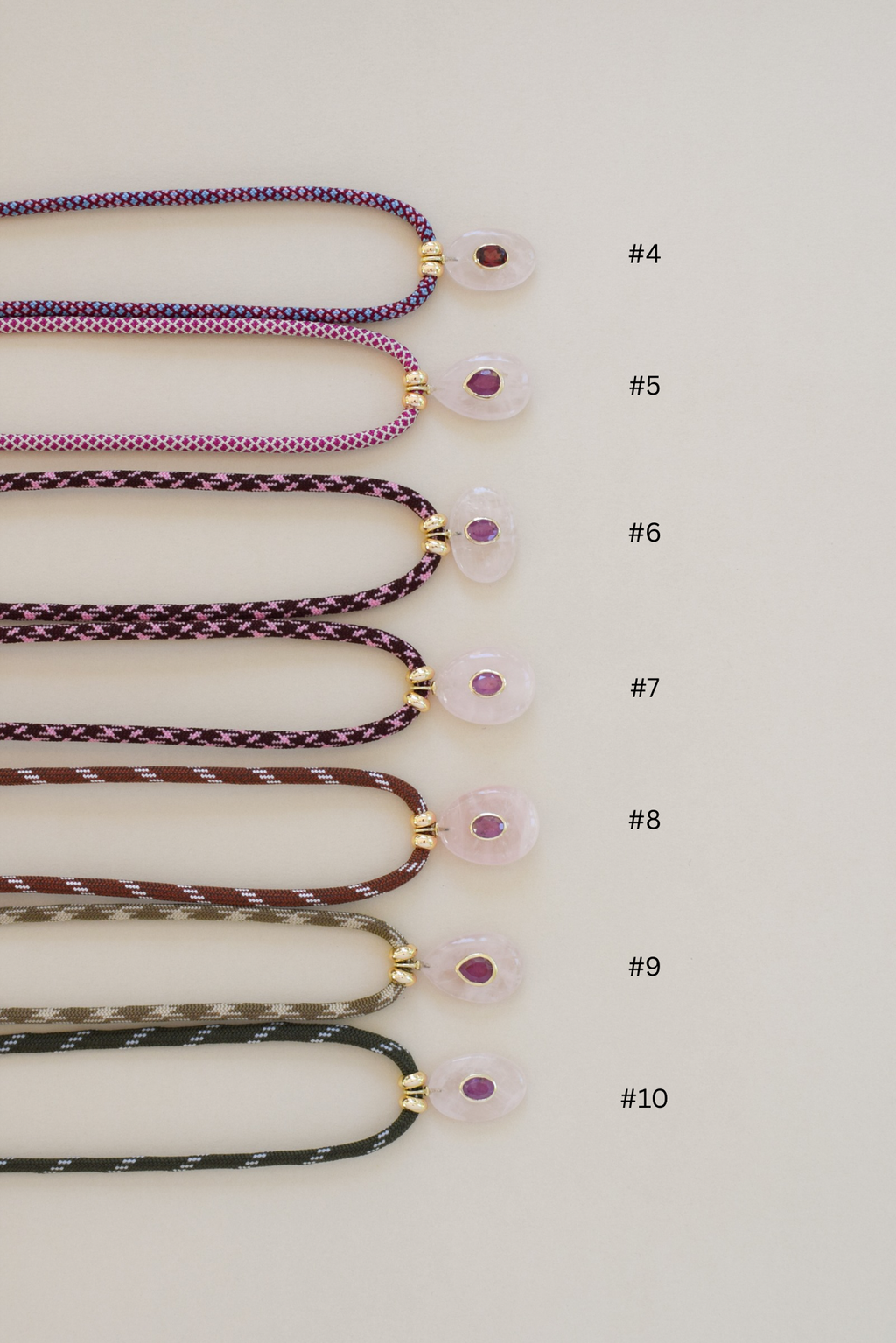 Luxe POWER Cord / ROSE QUARTZ [DROP NO. 2]