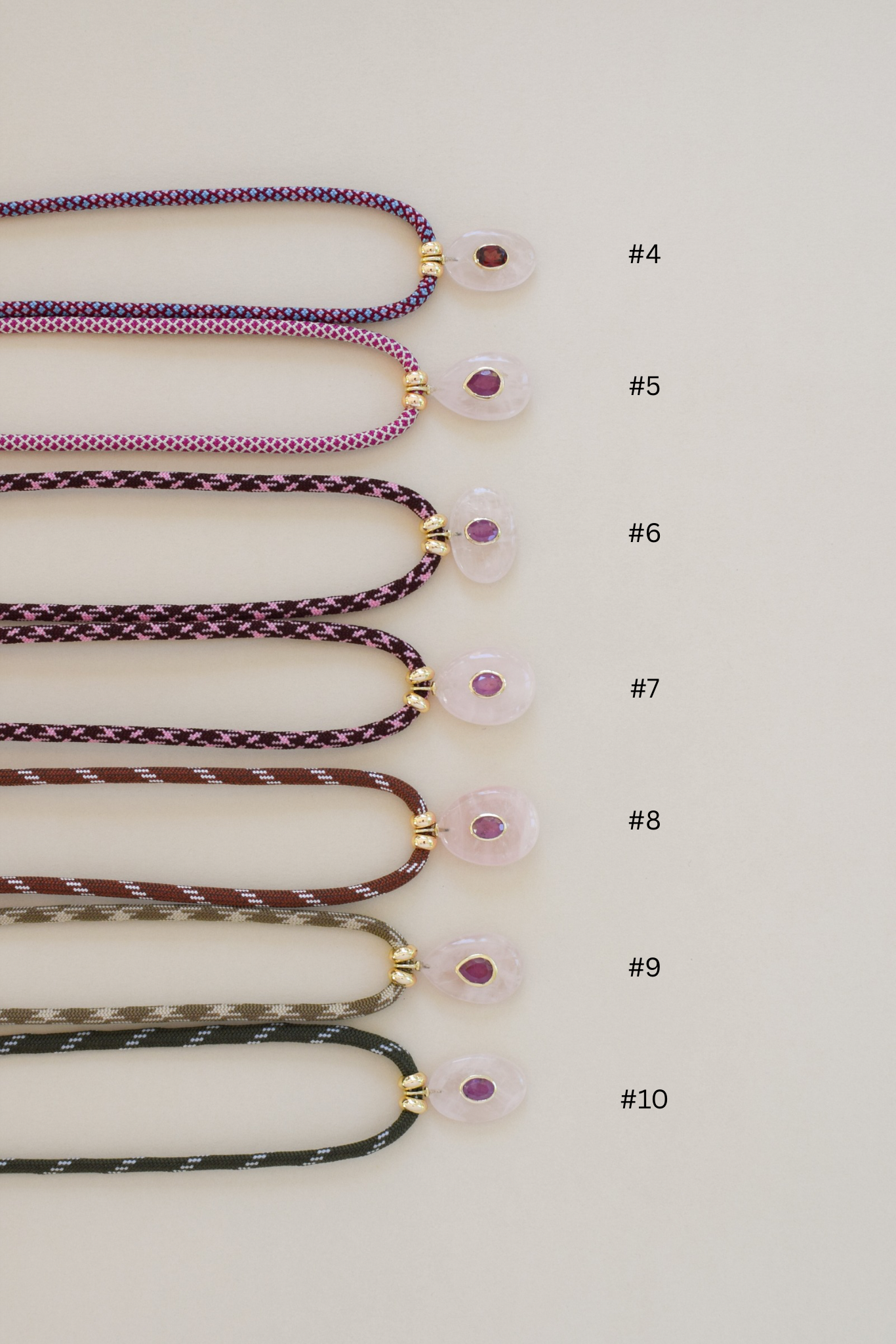 Luxe POWER Cord / ROSE QUARTZ [DROP NO. 2]