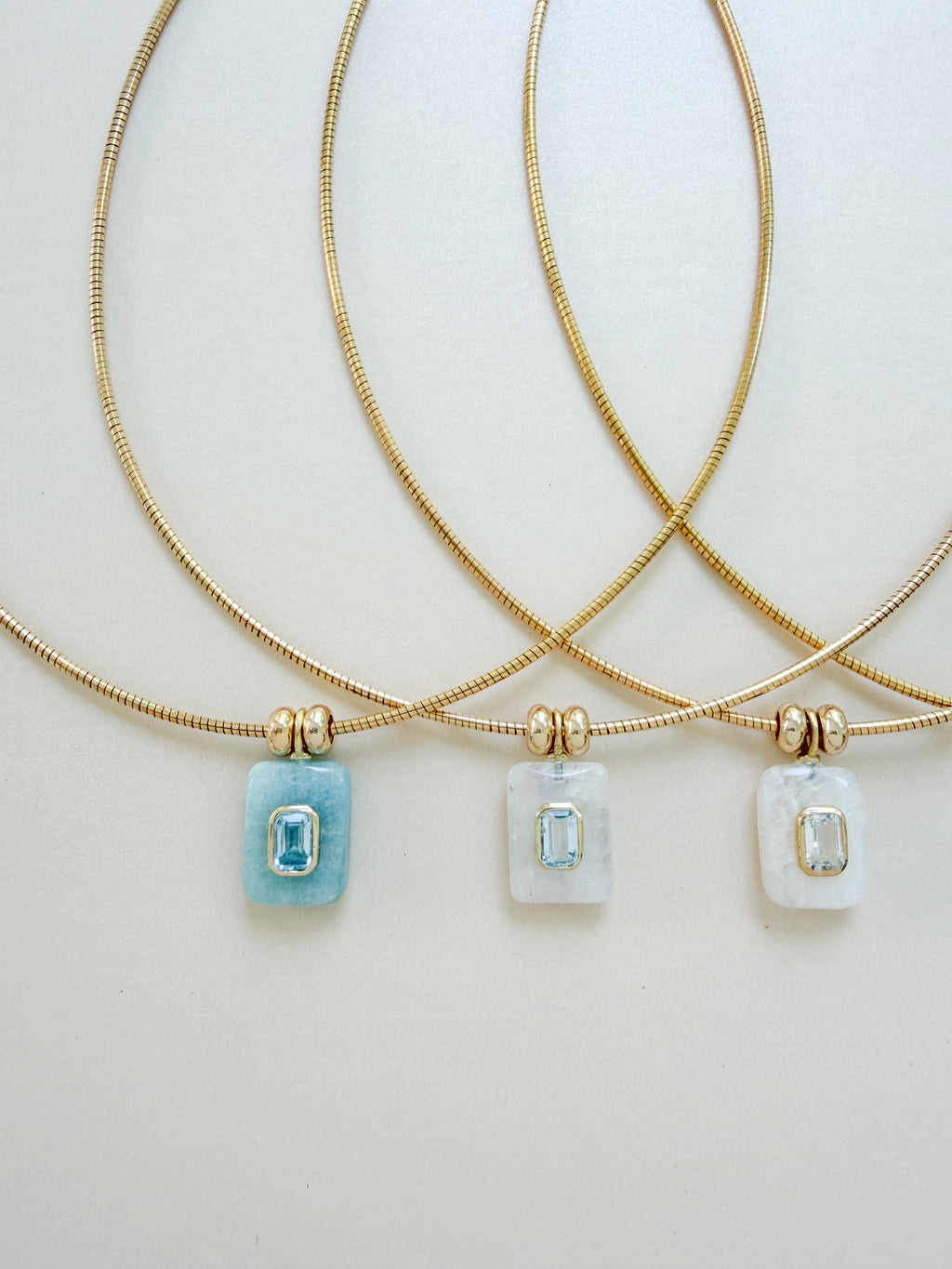 OMEGA EMERALD NECKLACE