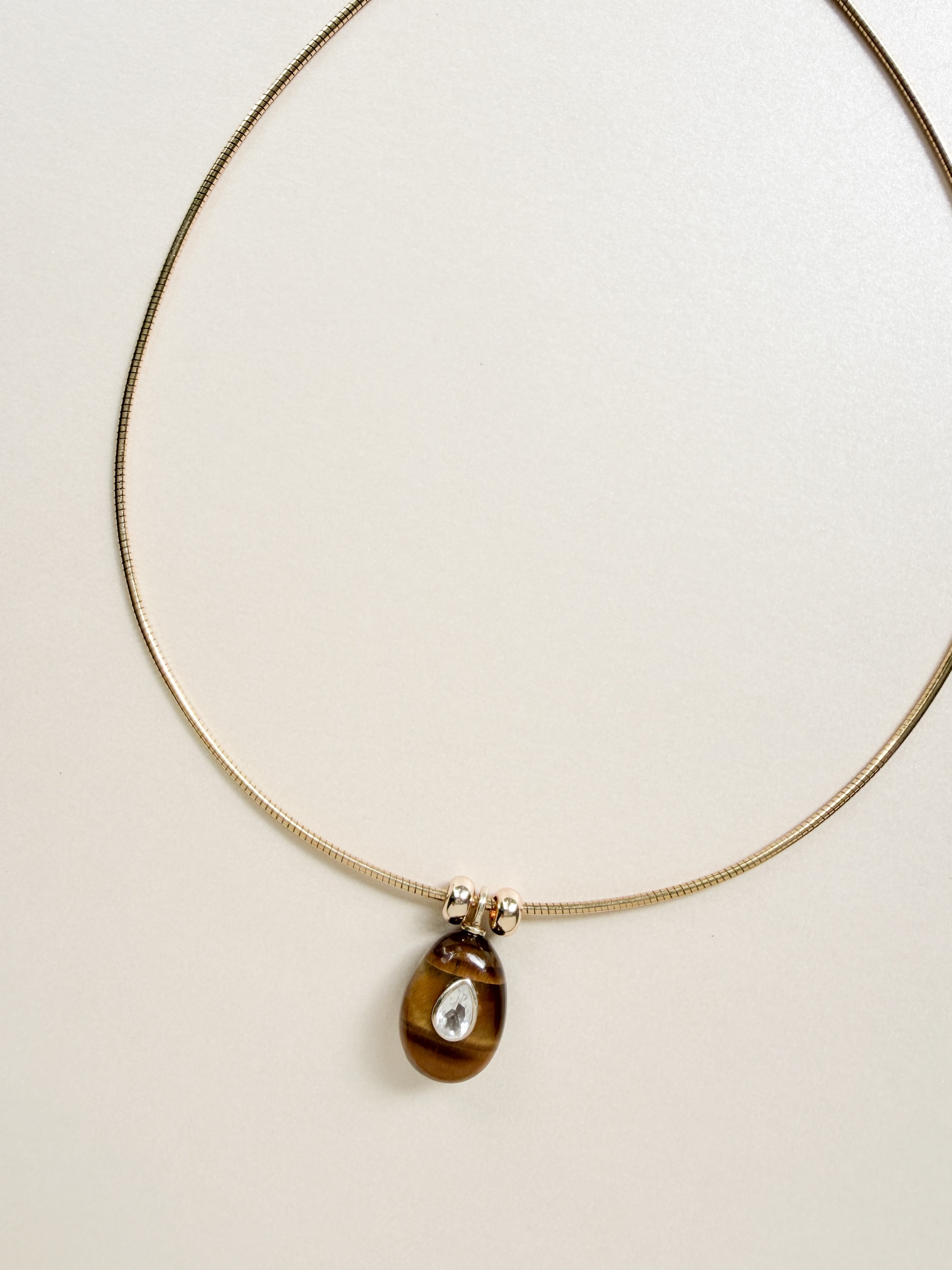 THE OMEGA DROP NECKLACE