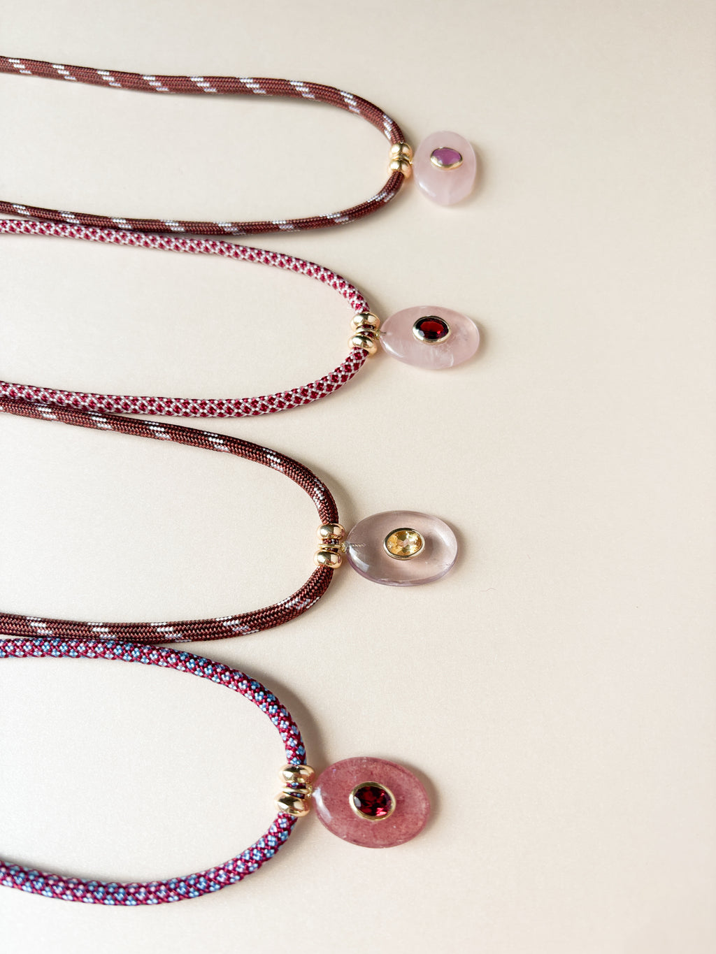 Luxe POWER Cord / ROSE QUARTZ