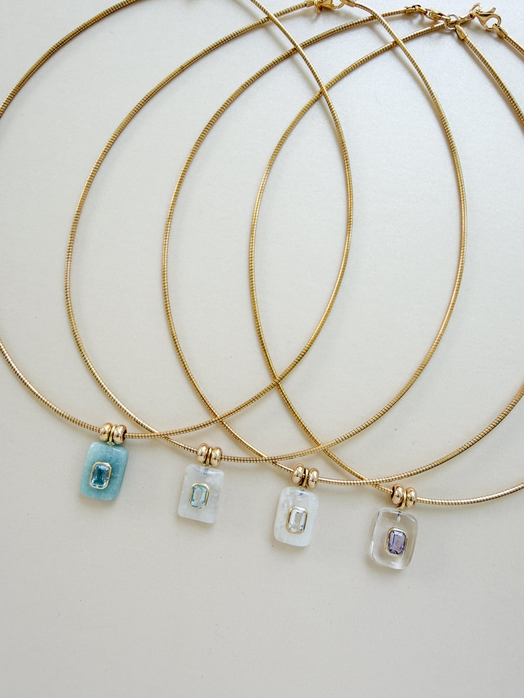 OMEGA EMERALD NECKLACE