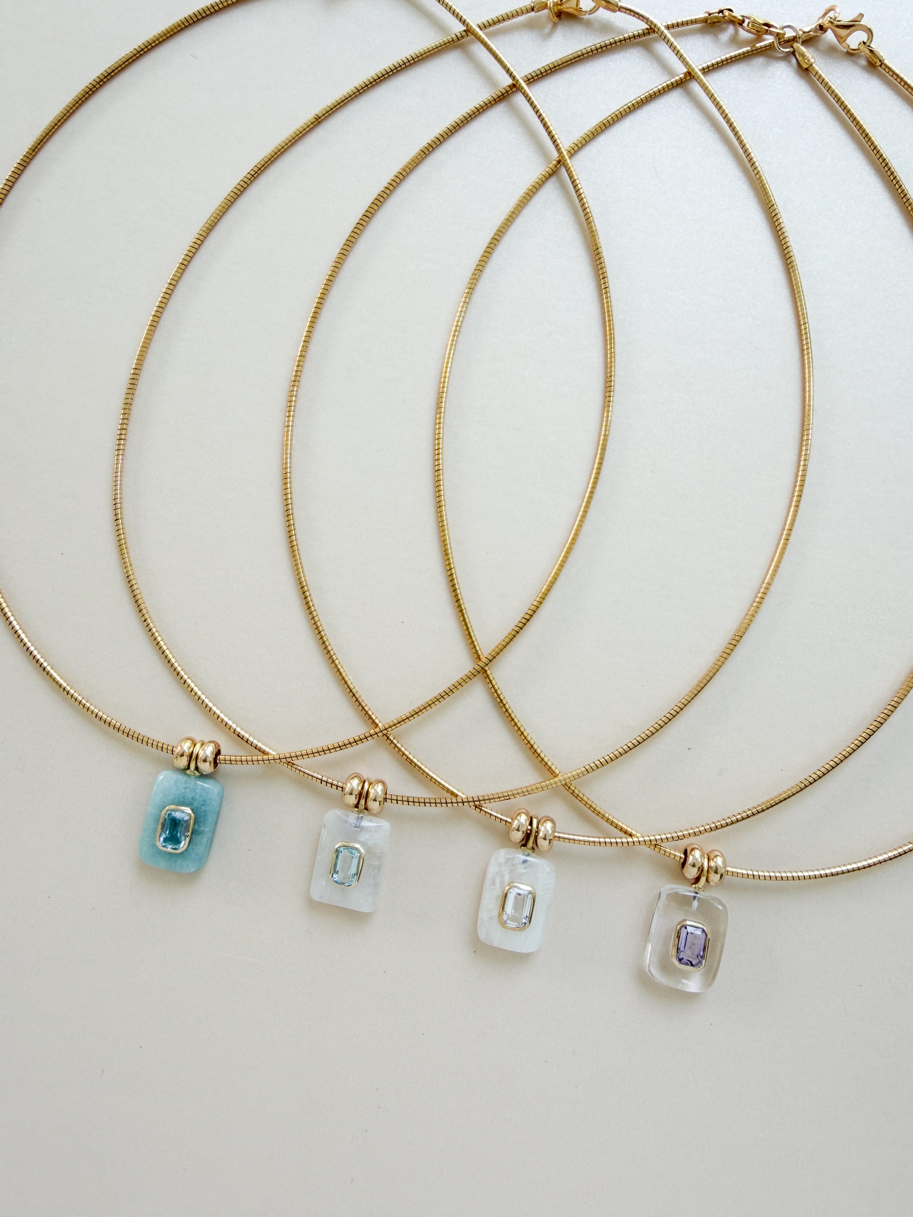 OMEGA EMERALD NECKLACE