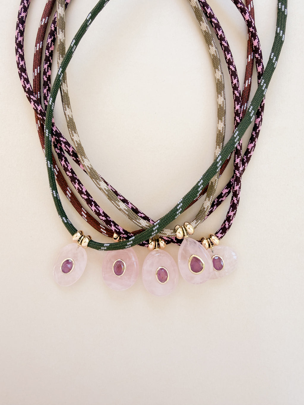 Luxe POWER Cord / ROSE QUARTZ [DROP NO. 2]