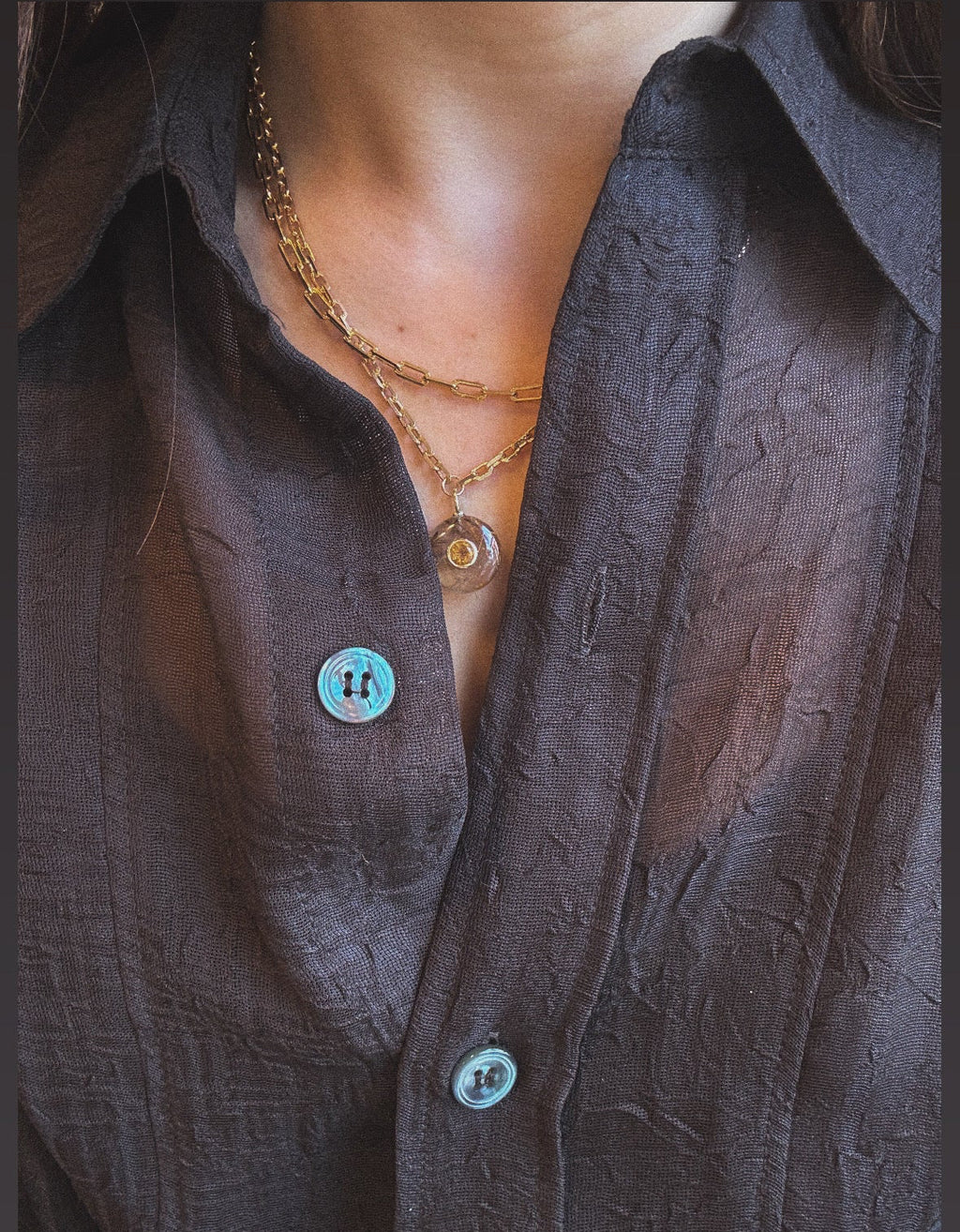 Rutilated Quartz Necklace