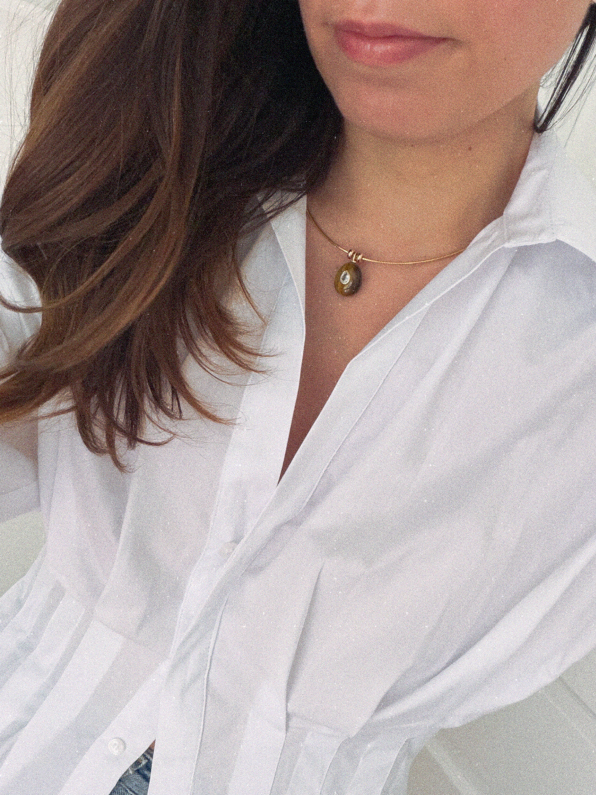 THE OMEGA DROP NECKLACE