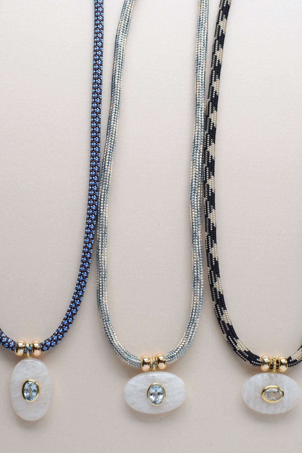 Luxe POWER Cord / RAINBOW MOONSTONE