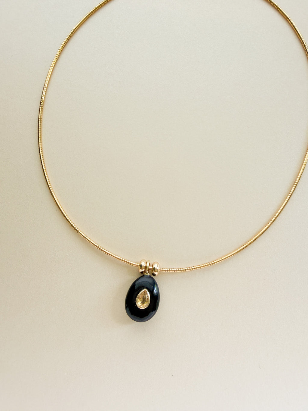 OMEGA DROP NECKLACE