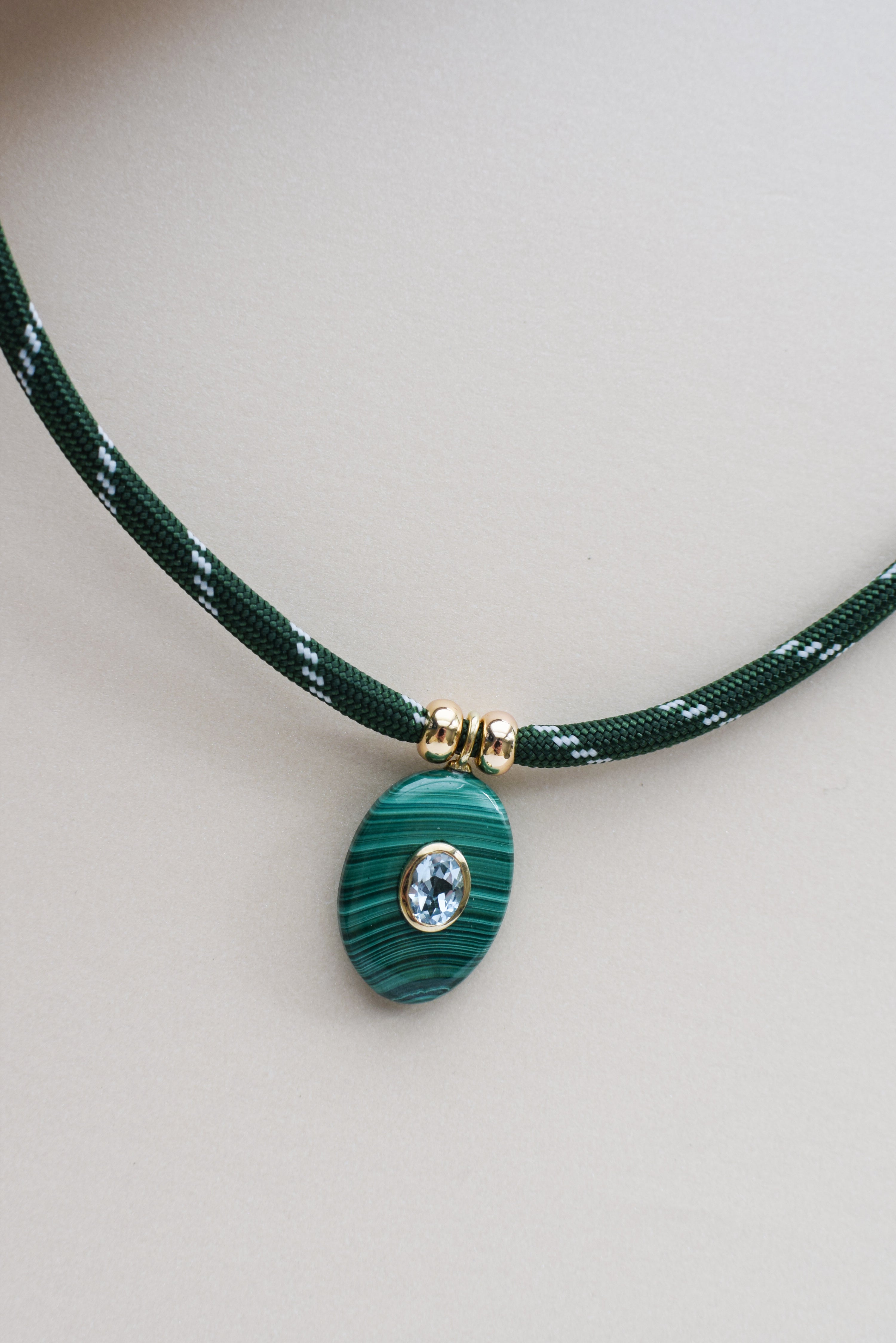 Luxe POWER Cord / MALACHITE