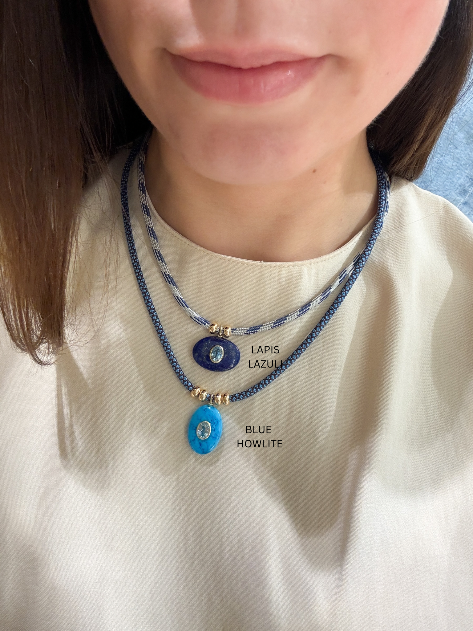 POWER Cord / BLUE HOWLITE