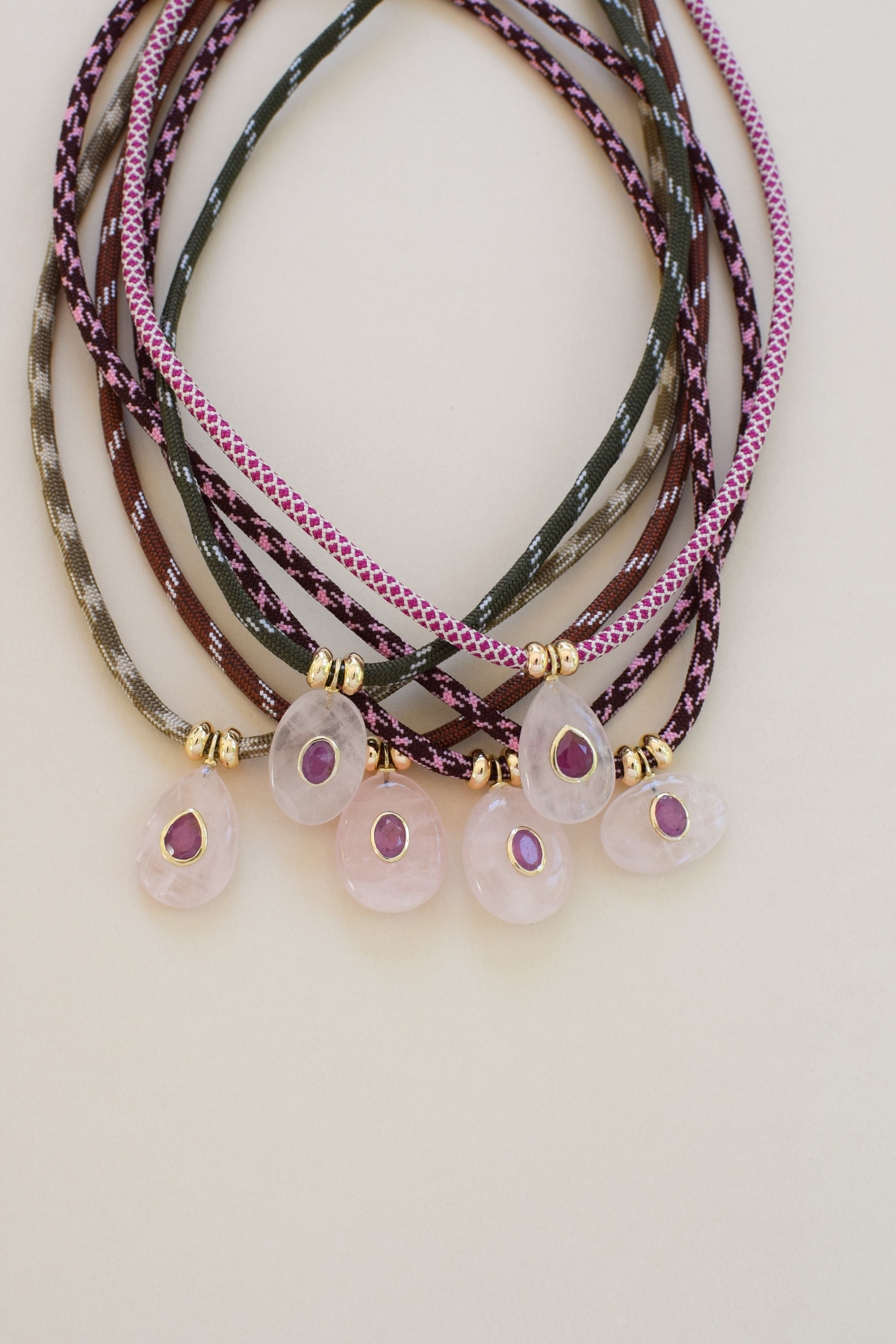 Luxe POWER Cord / ROSE QUARTZ [DROP NO. 2]