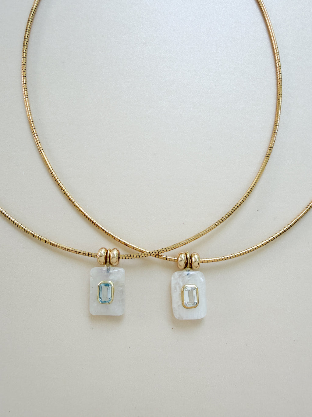 OMEGA EMERALD NECKLACE