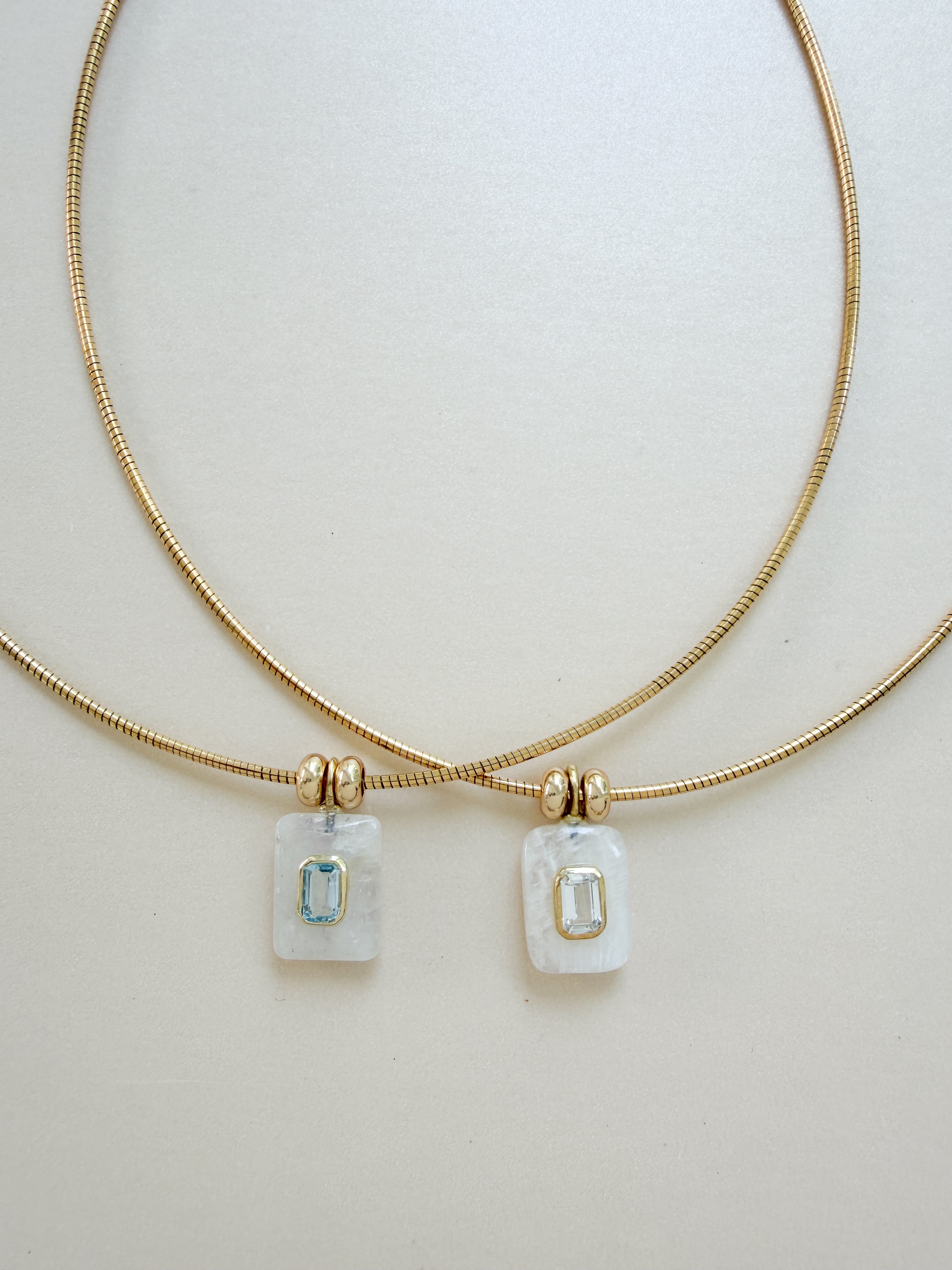 OMEGA EMERALD NECKLACE