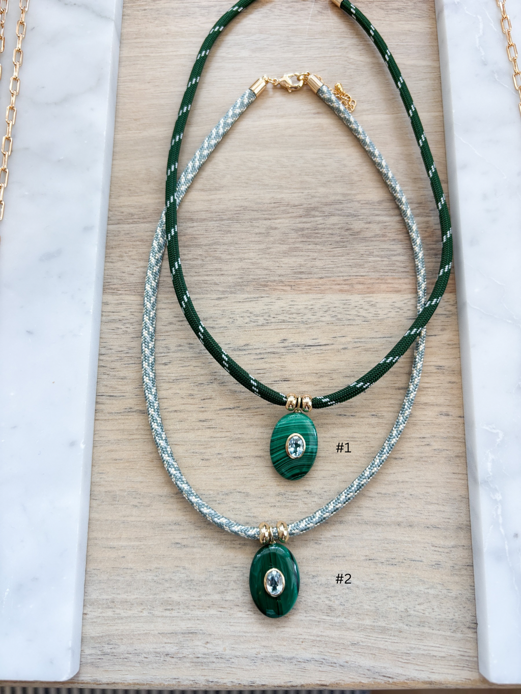 Luxe POWER Cord / MALACHITE [DROP NO. 2]