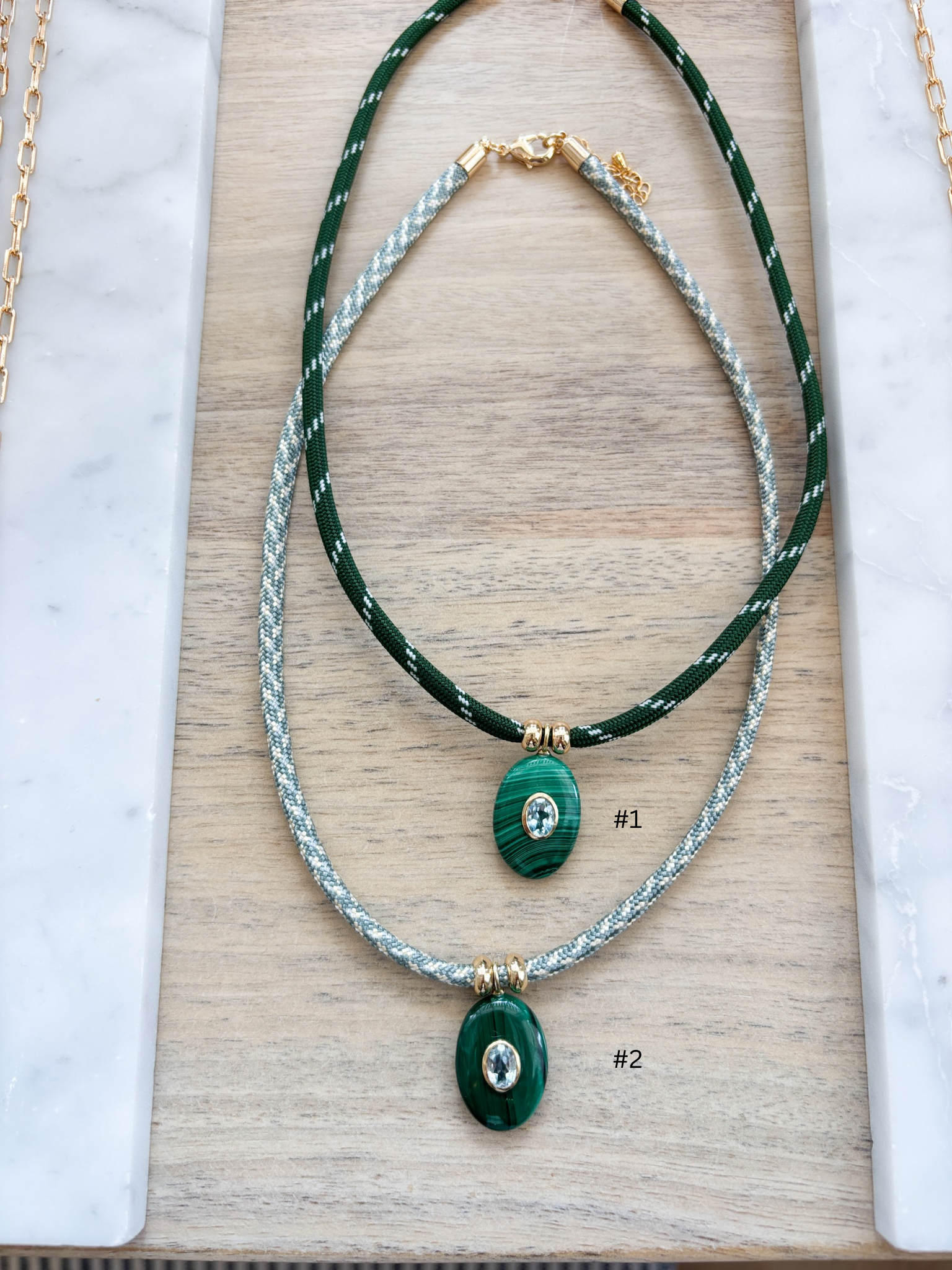 Luxe POWER Cord / MALACHITE [DROP NO. 2]