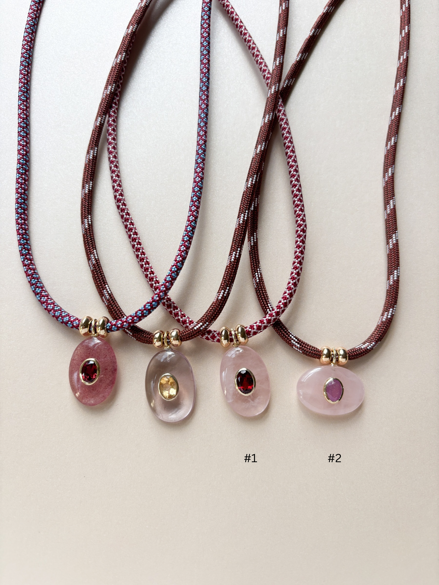 Luxe POWER Cord / ROSE QUARTZ