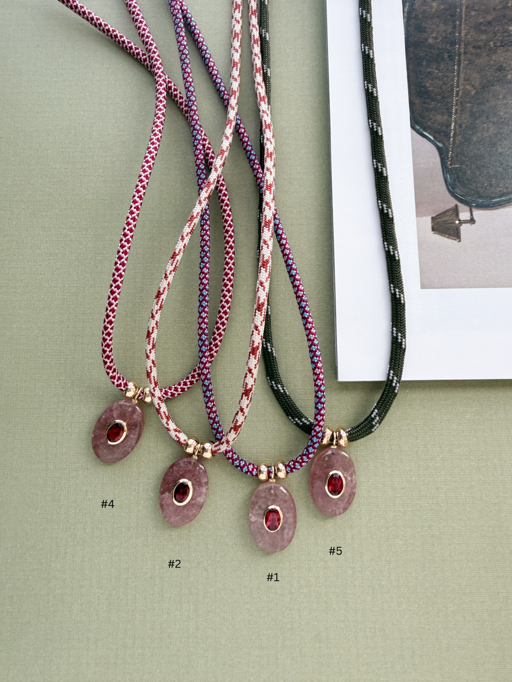 Luxe POWER Cord / STRAWBERRY QUARTZ [DROP NO. 2]
