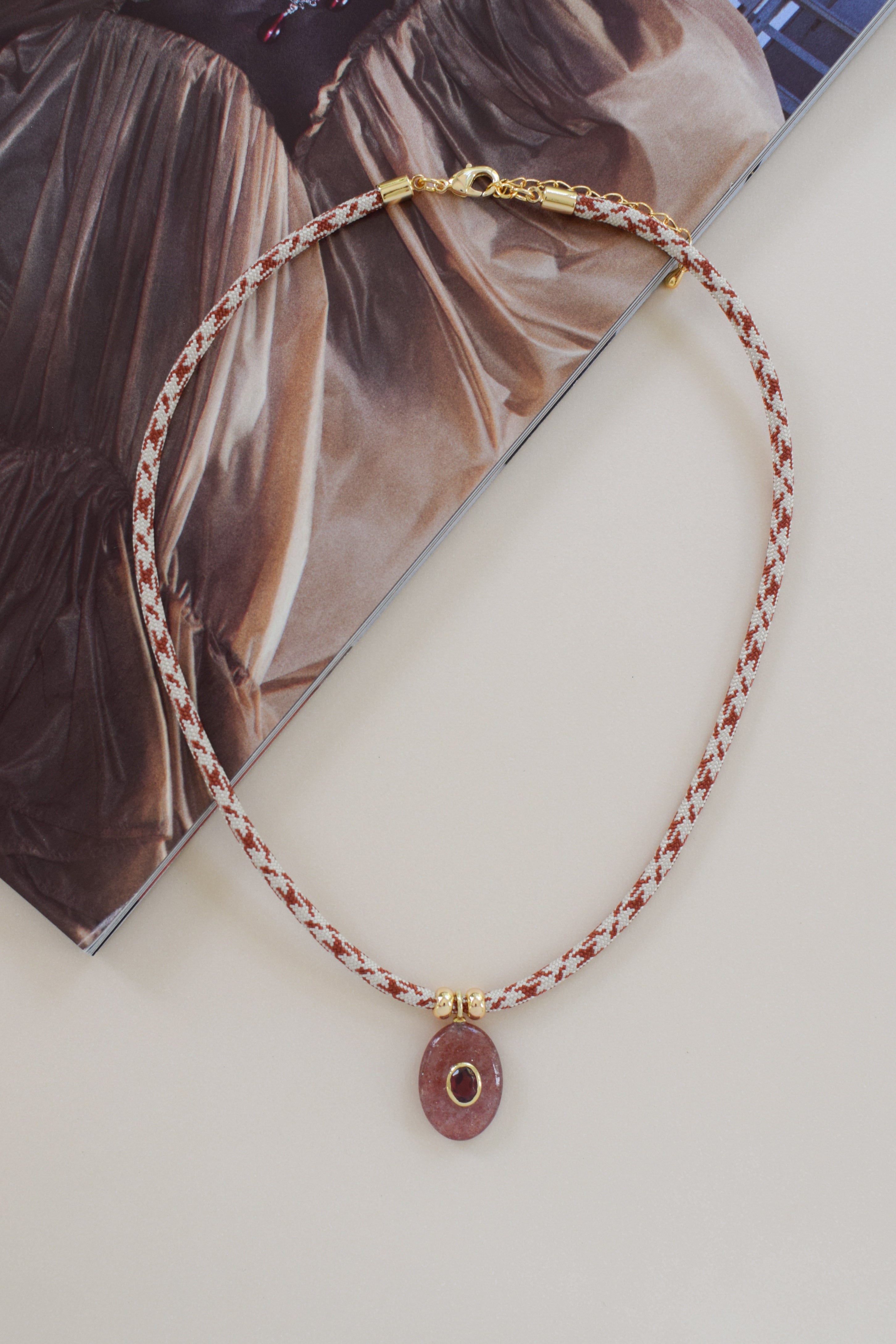 Luxe POWER Cord / STRAWBERRY QUARTZ [DROP NO. 2]